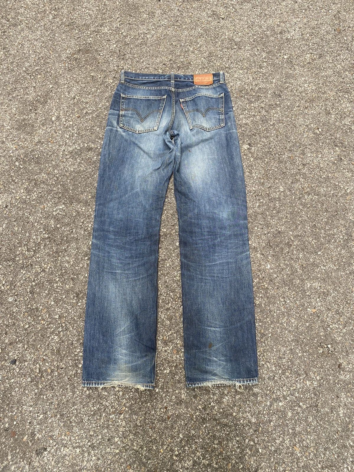 Levi's Vintage Levi's 502 Distressed Faded Jeans Non Selvedge Size US 32 / EU 48 - 8 Thumbnail