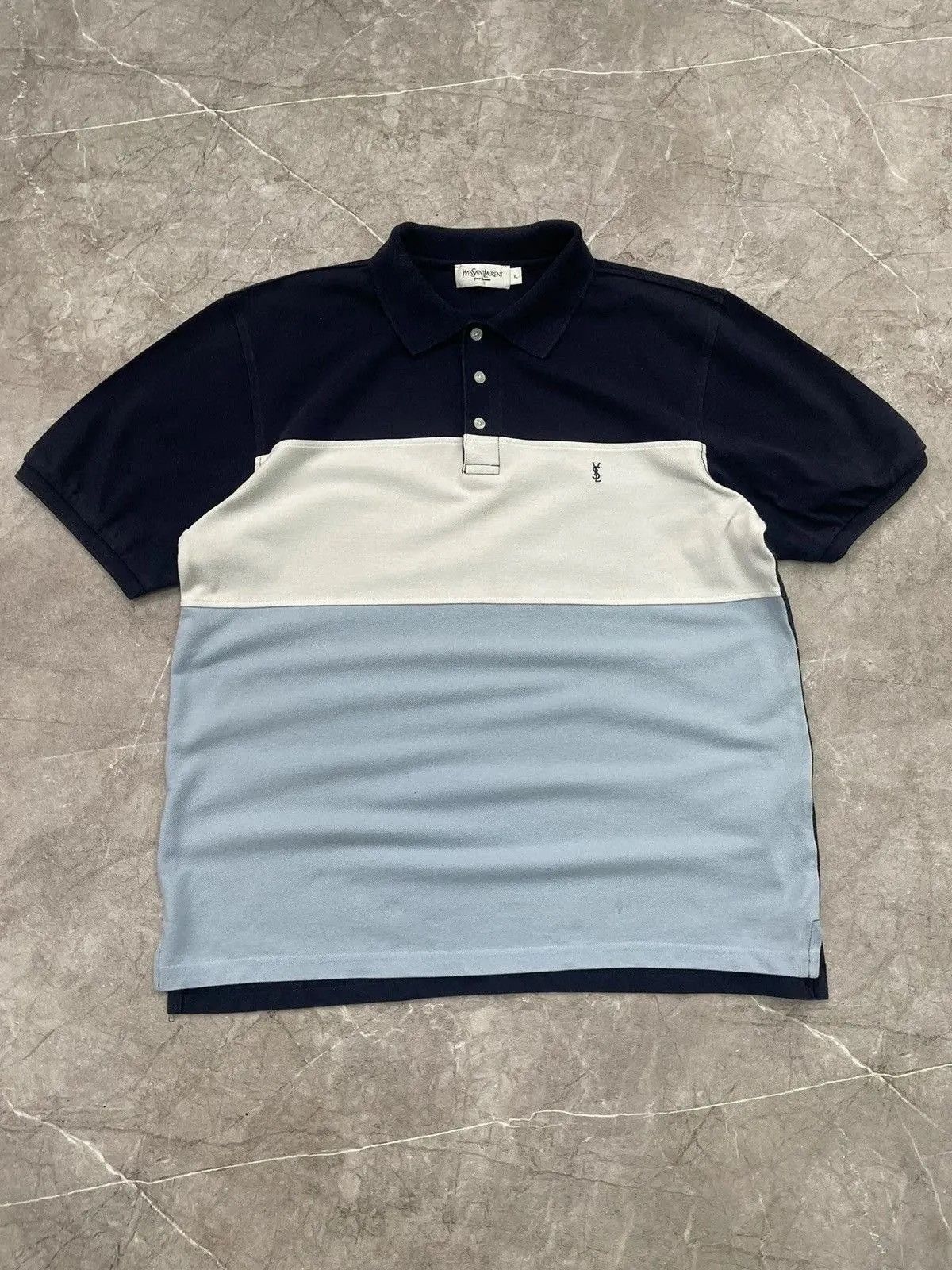 Yves Saint Laurent Vintage Yves Saint Lauren polo t shirt mini logo Size US XL / EU 56 / 4 - 1 Thumbnail