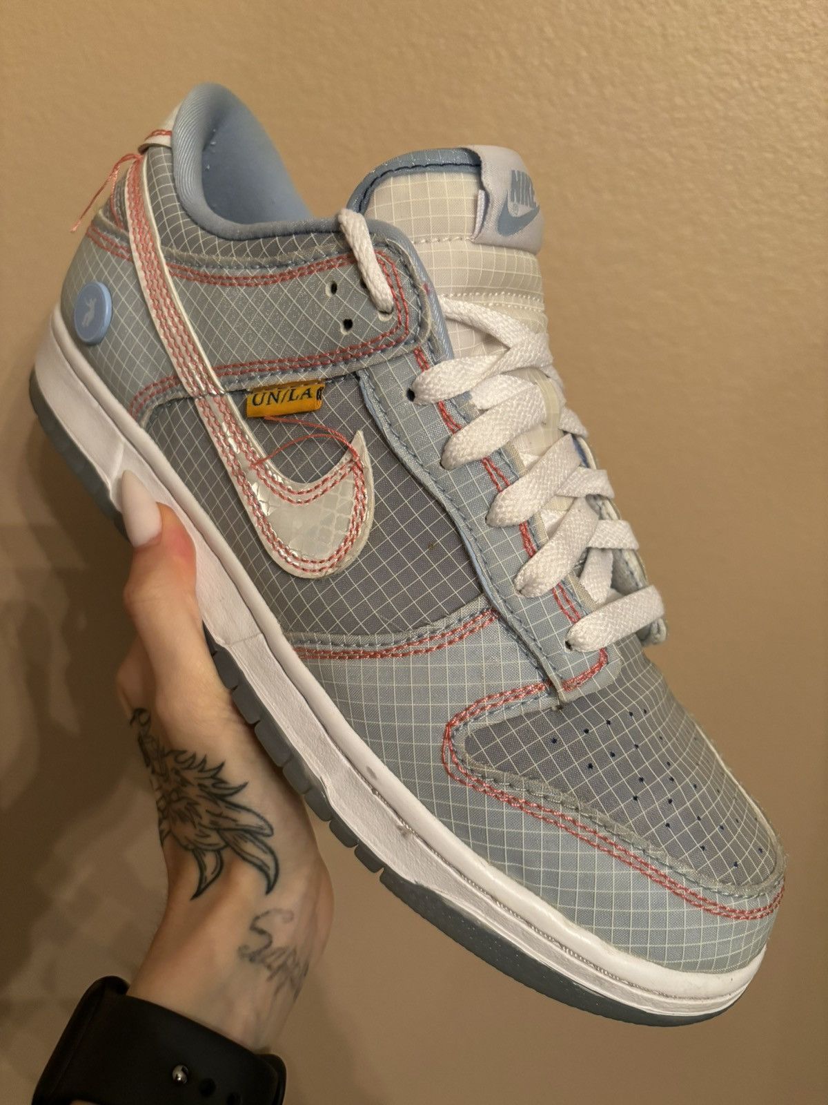 Nike × Union LA Union LA x Dunk Low ‘Passport Pack - Argon’ Size US 7.5 / EU 40-41 - 2 Thumbnail