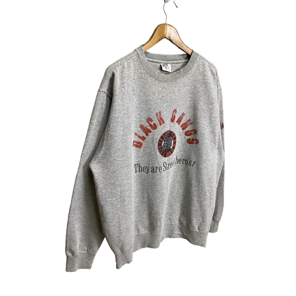 Japanese Brand Black Gang movement street by magixson sweatshirt Size US XL / EU 56 / 4 - 2 Thumbnail