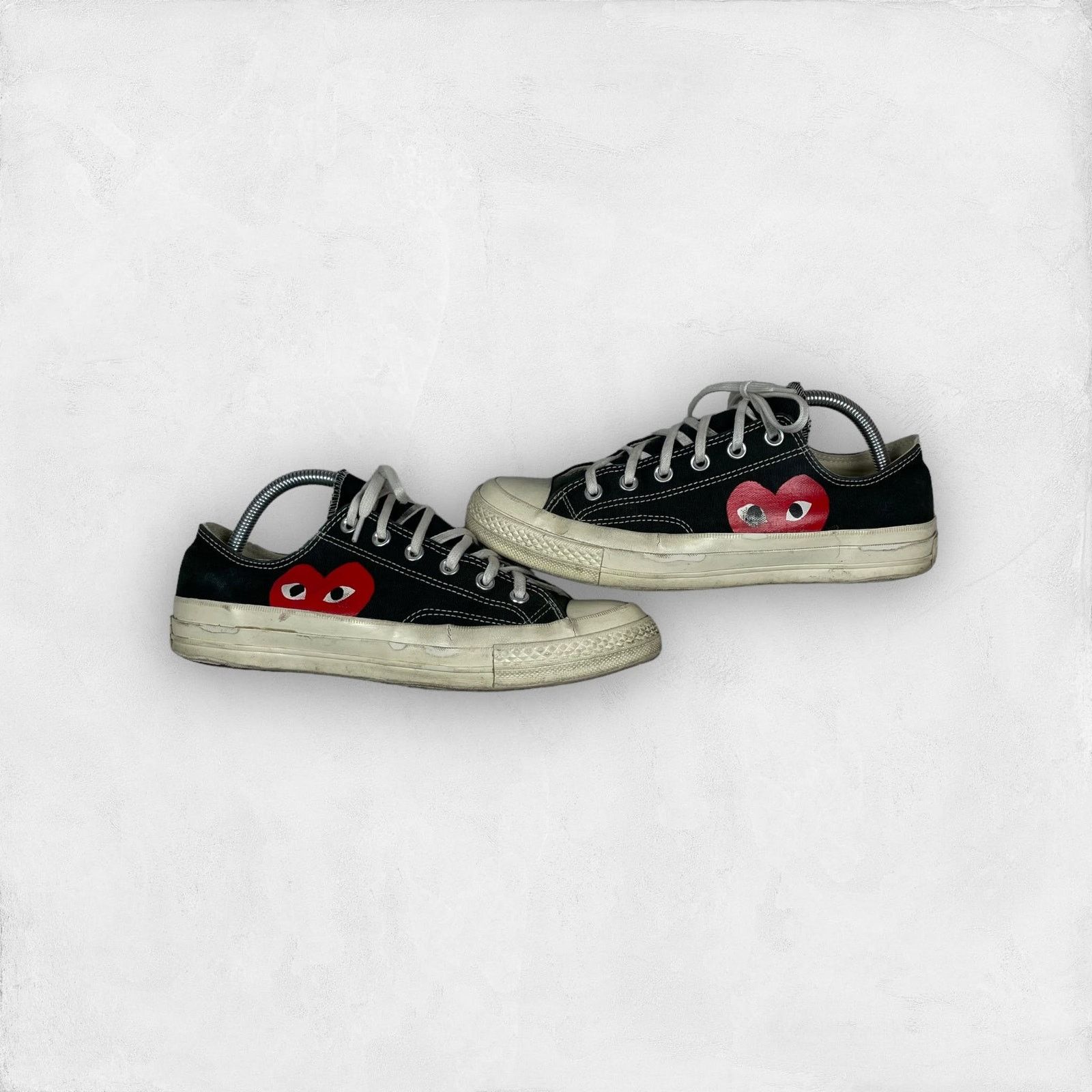 Comme des Garcons × Converse Converse Chuck 70 CDG OX 150206C Unisex Black Shoes M8 W10 Size US 8 / EU 41 - 1 Thumbnail