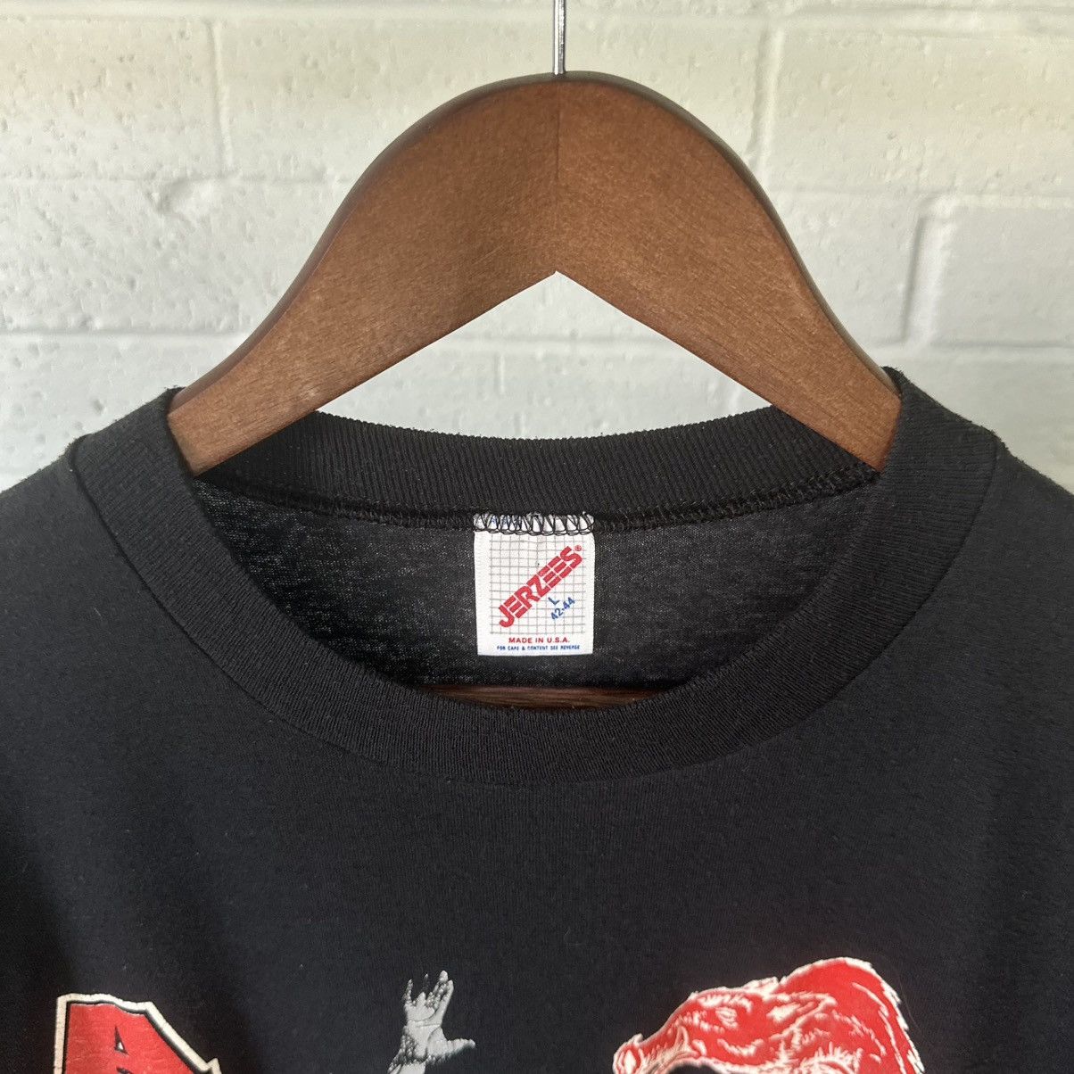 Jerzees Arkansas Razorbacks Single Stitch T-Shirt Size US L / EU 52-54 / 3 - 3 Thumbnail
