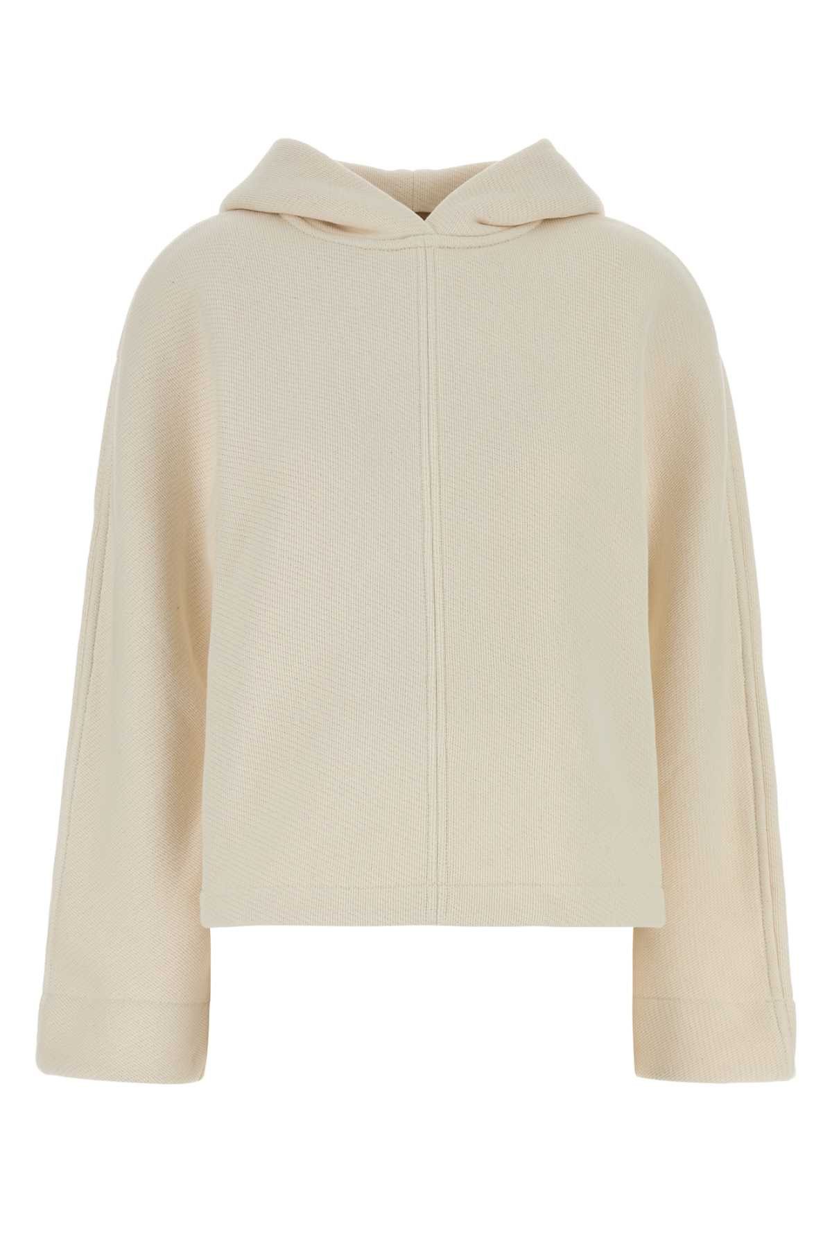 Max Mara Ivory Cotton Blend Pere Sweatshirt Size S / US 4 / IT 40 - 1 Thumbnail