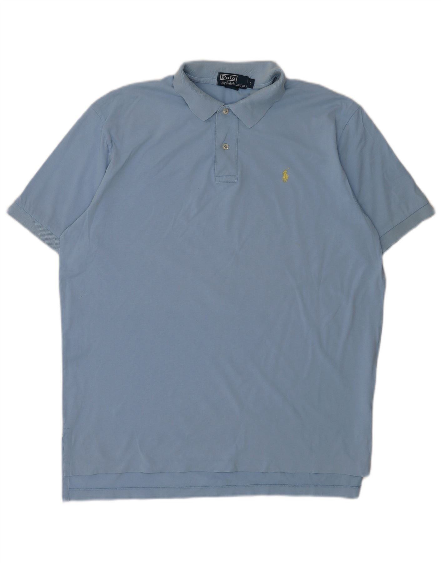 Polo Ralph Lauren Mens Polo Shirt Large Blue Cotton Size US XXL / EU 58 / 5 - 1 Thumbnail