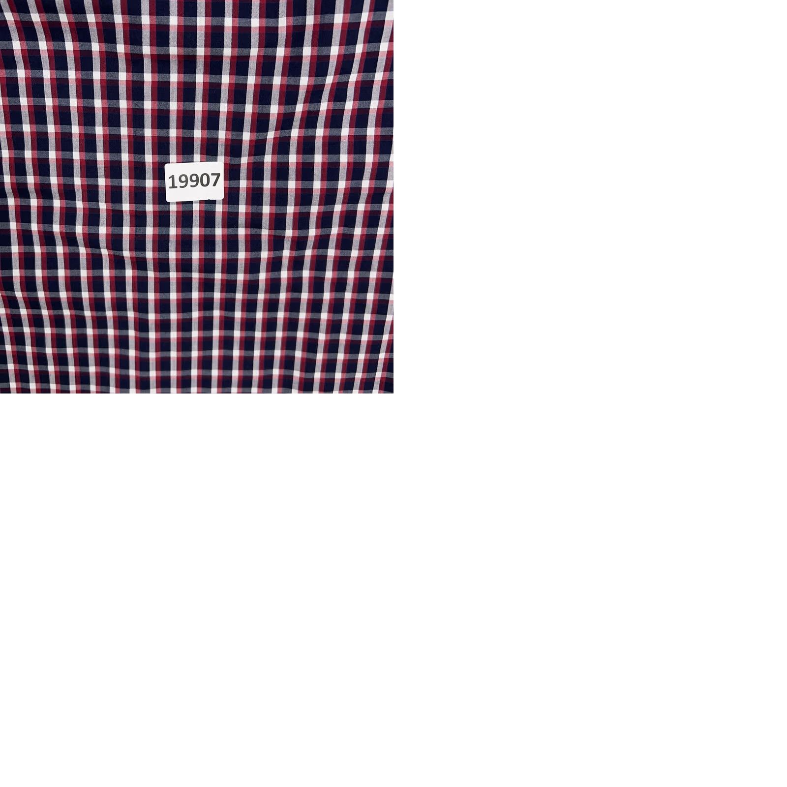 Lucky Brand Lucky Brand Shirt Mens Medium Red Navy Check Plaid Slim Fit Stretch Casual Dress Shirt Size US M / EU 48-50 / 2 - 9 Thumbnail