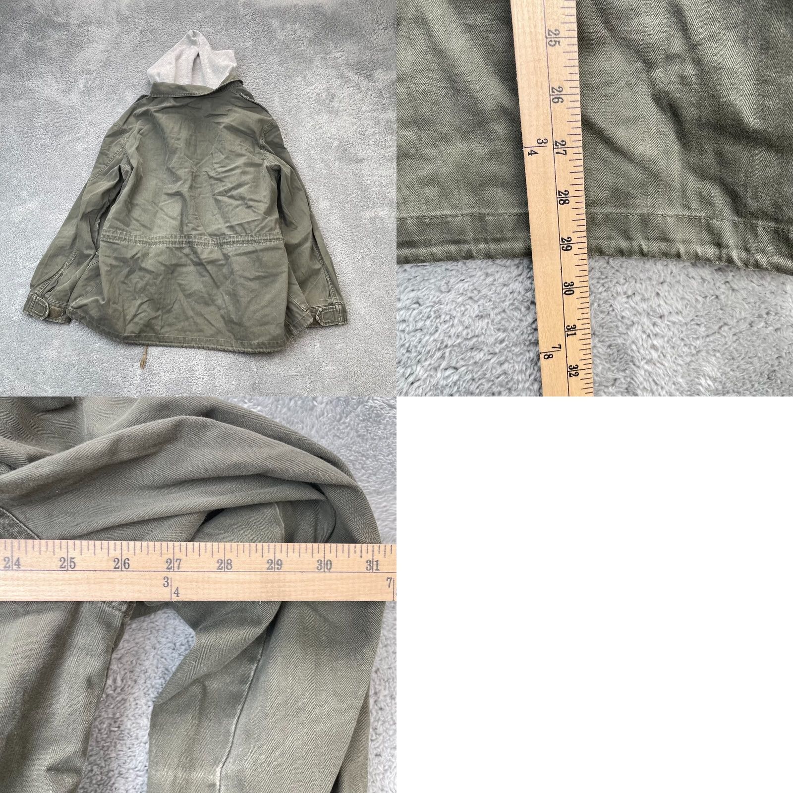 Vintage VTG Military Jacket Mens M Green 2 1n 1 Coat Hooded Utility Field Army Urban URBN STATION Jacket Size US M / EU 48-50 / 2 - 8 Thumbnail
