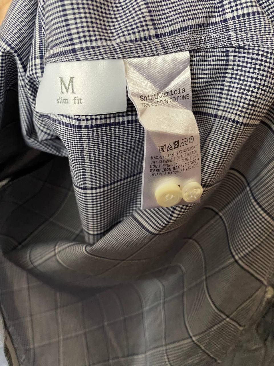 Ermenegildo Zegna × Z Zegna 🔥ERMENEGILDO ZEGNA plaid micro check dress shirt 39 15.5 Size US M / EU 48-50 / 2 - 6 Thumbnail