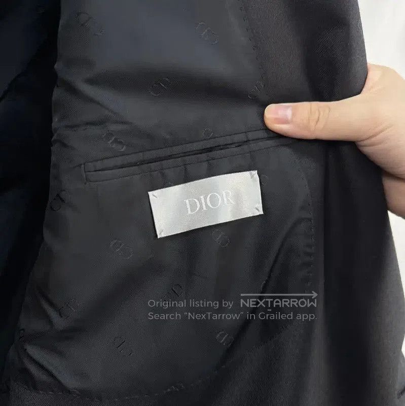 Dior Dior Black Wool Long Sleeve Overcoat . Size US XXL / EU 58 / 5 - 5 Thumbnail