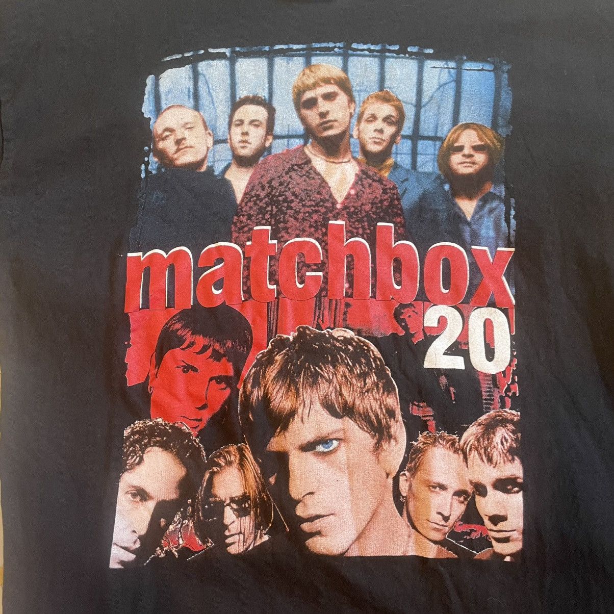 Other 2001 RARE Matchbox 20 two panel graphic tour shirt! Size US L / EU 52-54 / 3 - 3 Thumbnail
