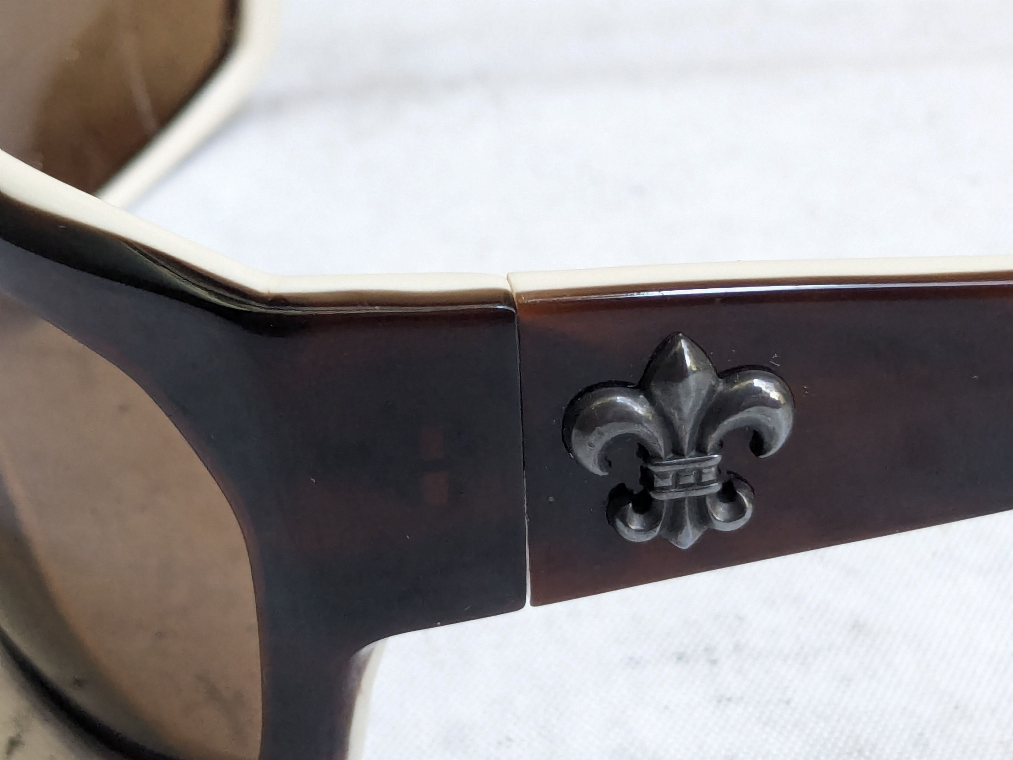 Chrome Hearts Chrome Hearts Wam Bam Sunglasses Brown Flier De Lis Size ONE SIZE - 4 Thumbnail
