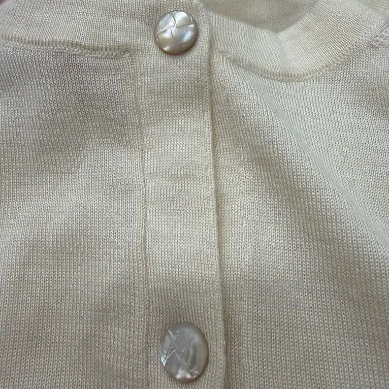 Loro Piana Loro Piana Beige cashmere and silk cardigan coat Size S / US 4 / IT 40 - 3 Thumbnail