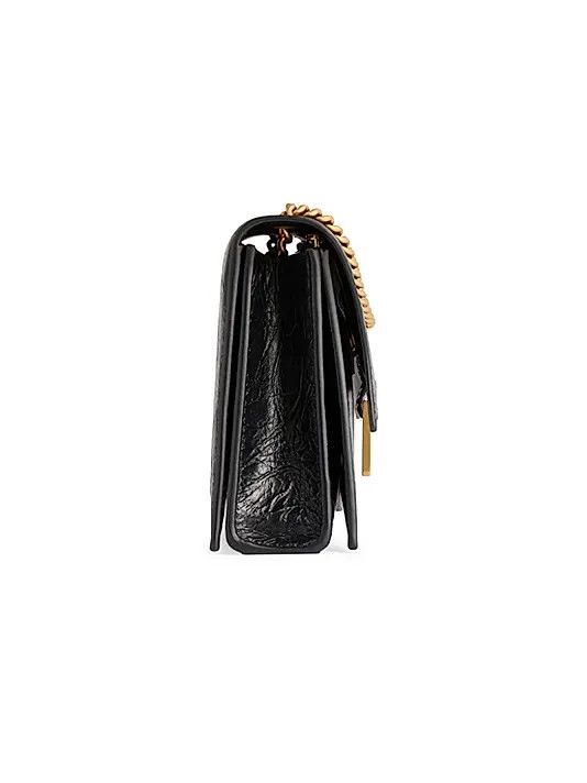 Balenciaga o1s1rm0226 Size: OS / Crush XS Crossbody Chain Bag in Black Size ONE SIZE - 5 Thumbnail