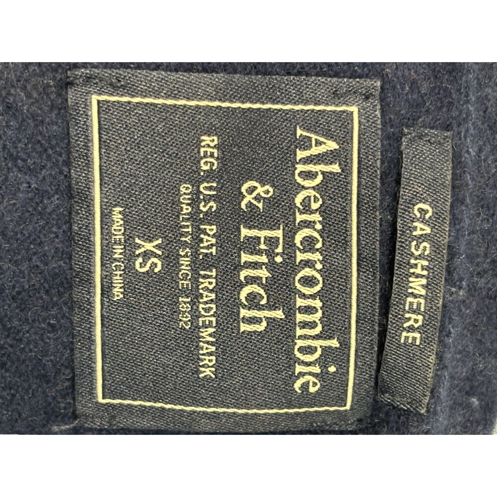 Abercrombie & Fitch Abercrombie & Fitch Cardigan Women’s XS Navy 100% Cashmere Open Front Sweater Long Sleeve Knit Solid Size XS / US 0-2 / IT 36-38 - 7 Thumbnail