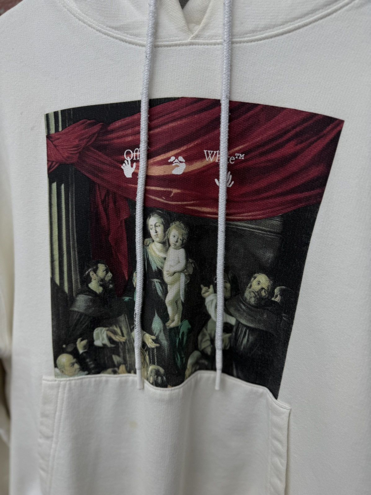 Off-White Off White Mens Hoodie Size M White Pre Owned 🧼 Size US M / EU 48-50 / 2 - 5 Thumbnail