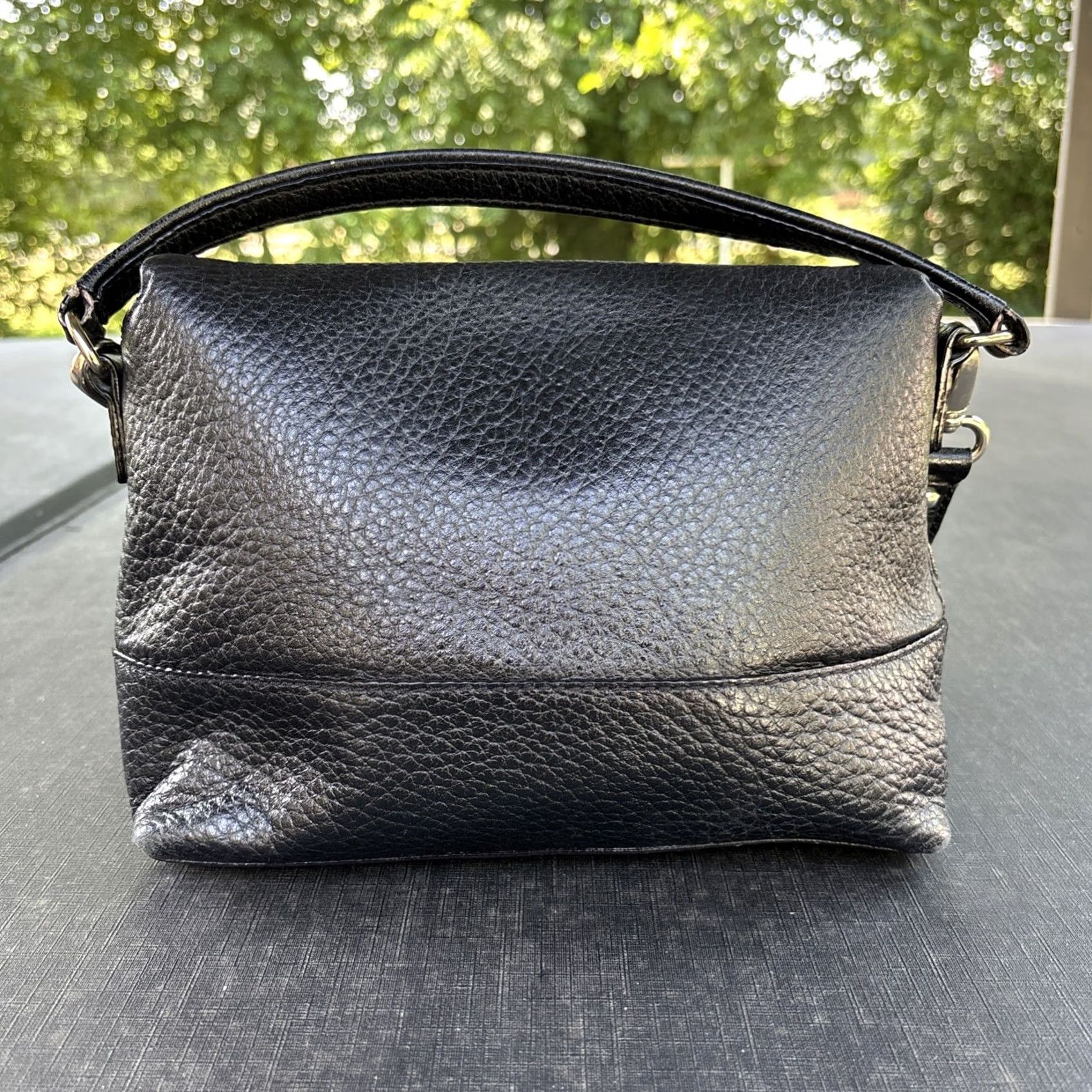 Vintage kate spade new york Crossbody Shoulder Bag Black Pebbled Leather Southport Ave Carmen Size ONE SIZE - 6 Thumbnail