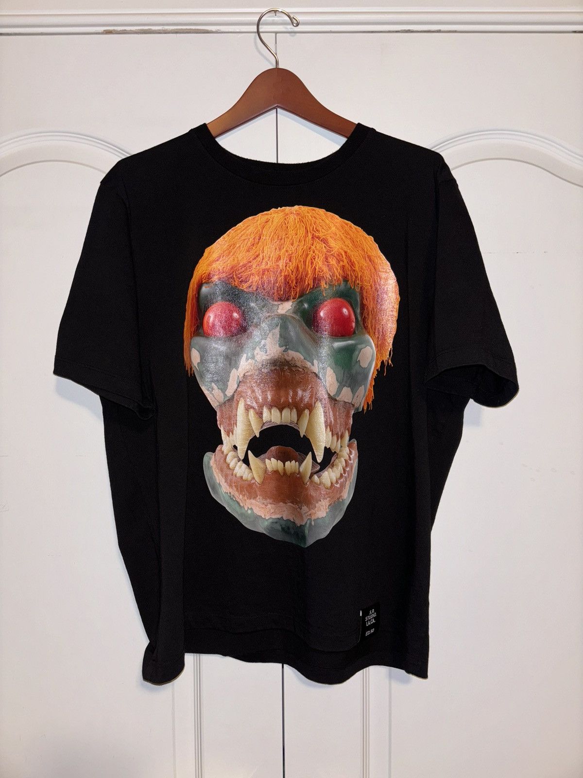 STERLING RUBY ORANGE HAIR SKULL TEE SHIRT SR STUDIO ED. 50