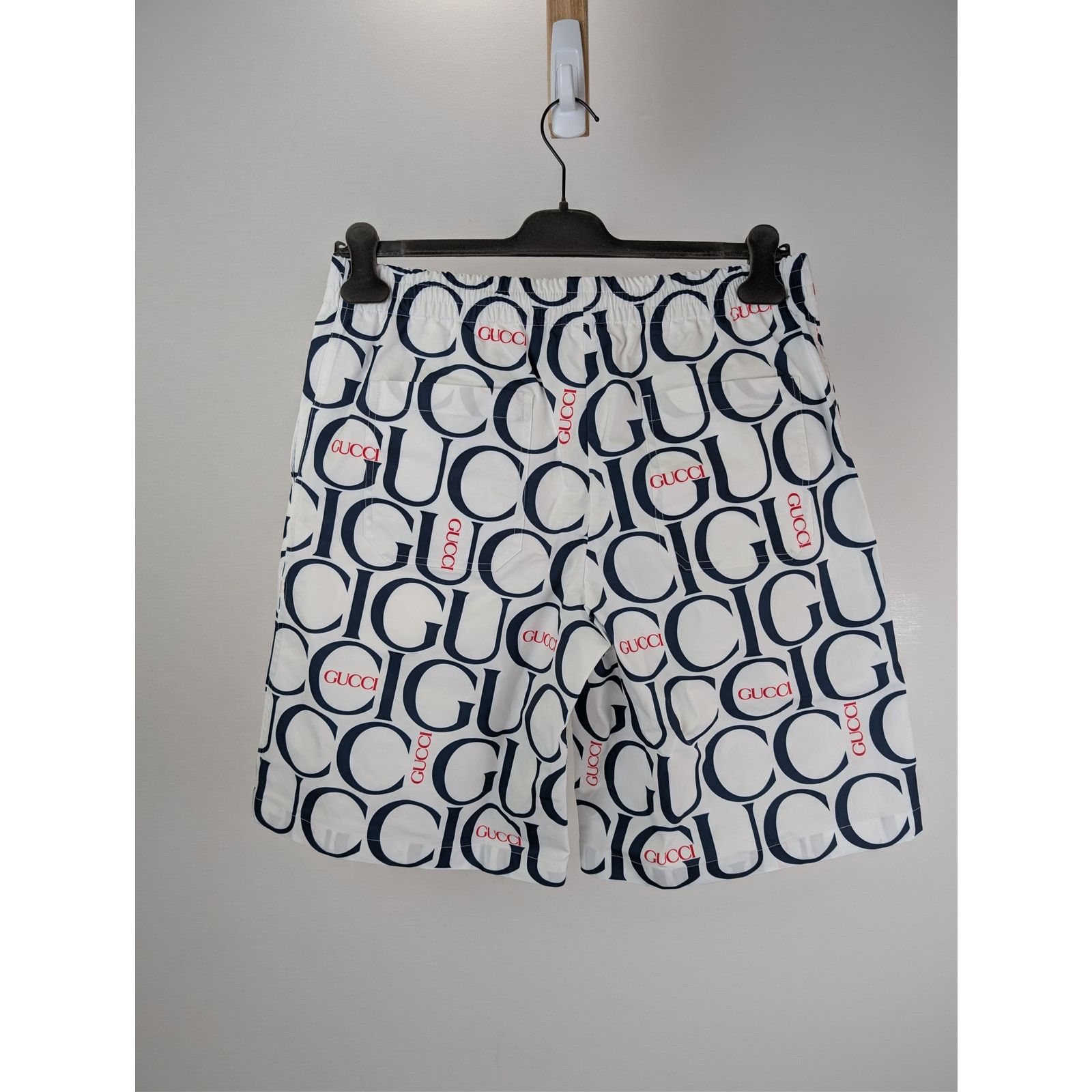 Gucci o1rshd1 GG Magazine Maxi on PL Print Short Pant Shorts White Size US 34 / EU 50 - 14 Thumbnail