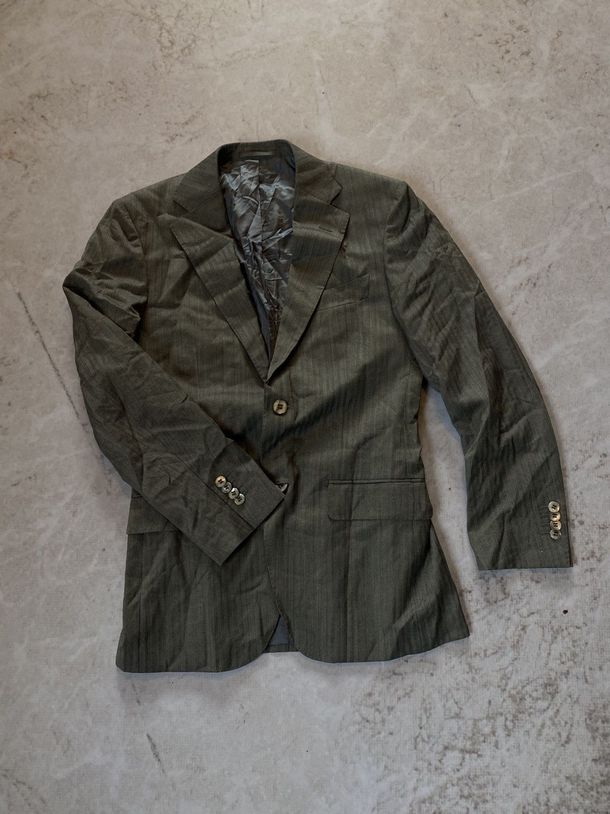 Suitsupply × Vintage Vintage Suitsupply Pure Wool Super 110s Blazer Size 44S - 1 Thumbnail