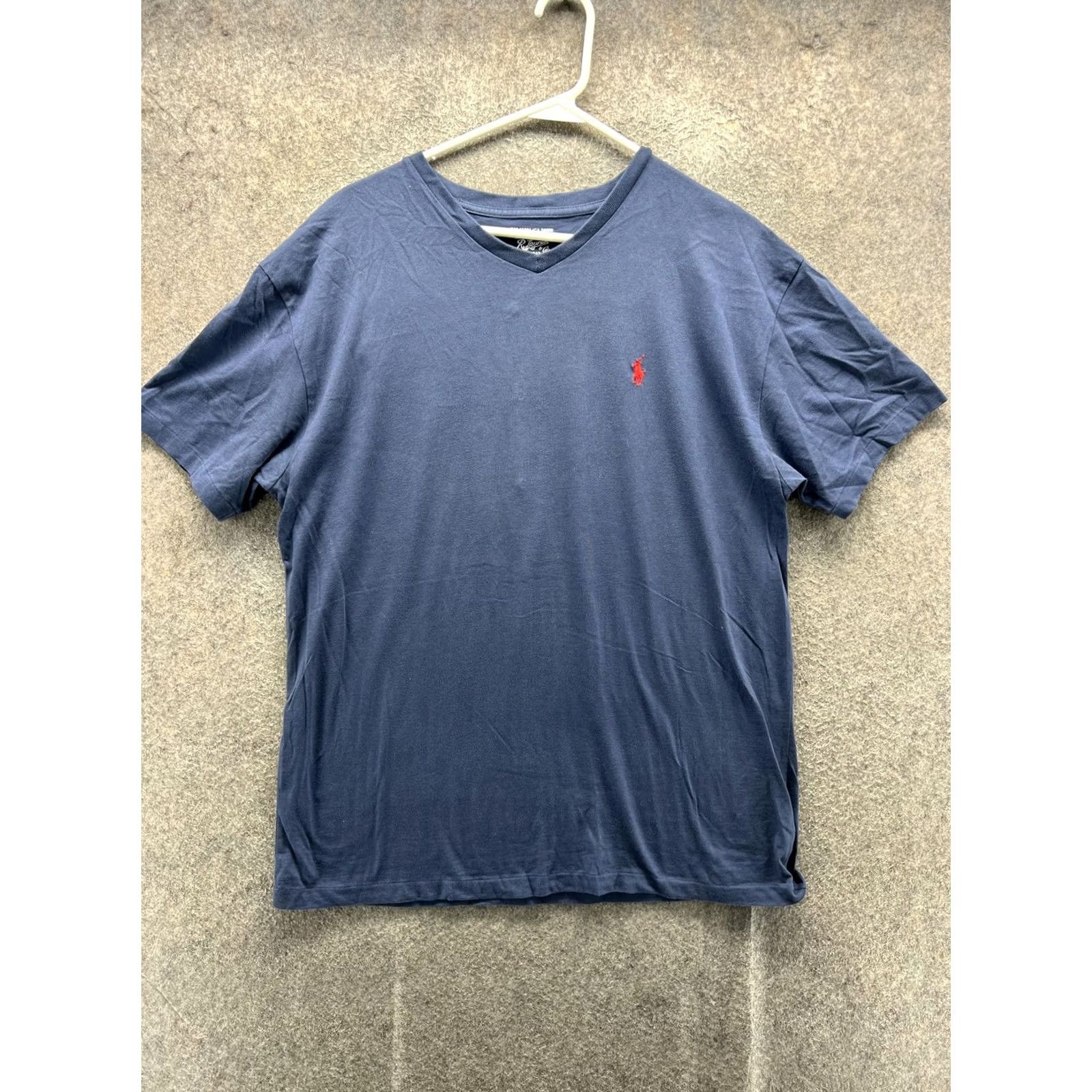 Polo Ralph Lauren Polo Ralph Lauren Shirt Mens M Blue V-Neck Logo Tee Tagless Soft Casual Size US M / EU 48-50 / 2 - 2 Thumbnail