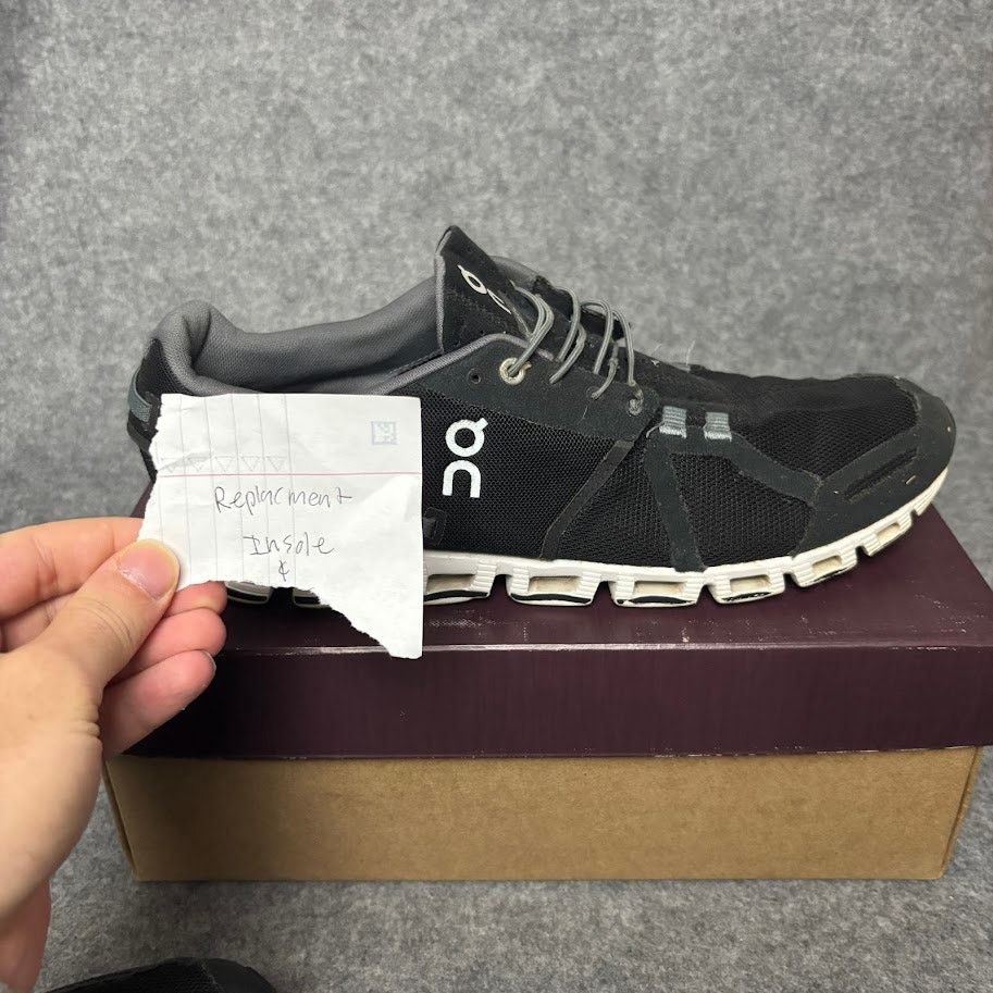 On On Cloud Black Mesh Trainer Running Shoes Mens Size 13 US Size US 13 / EU 46 - 9 Thumbnail