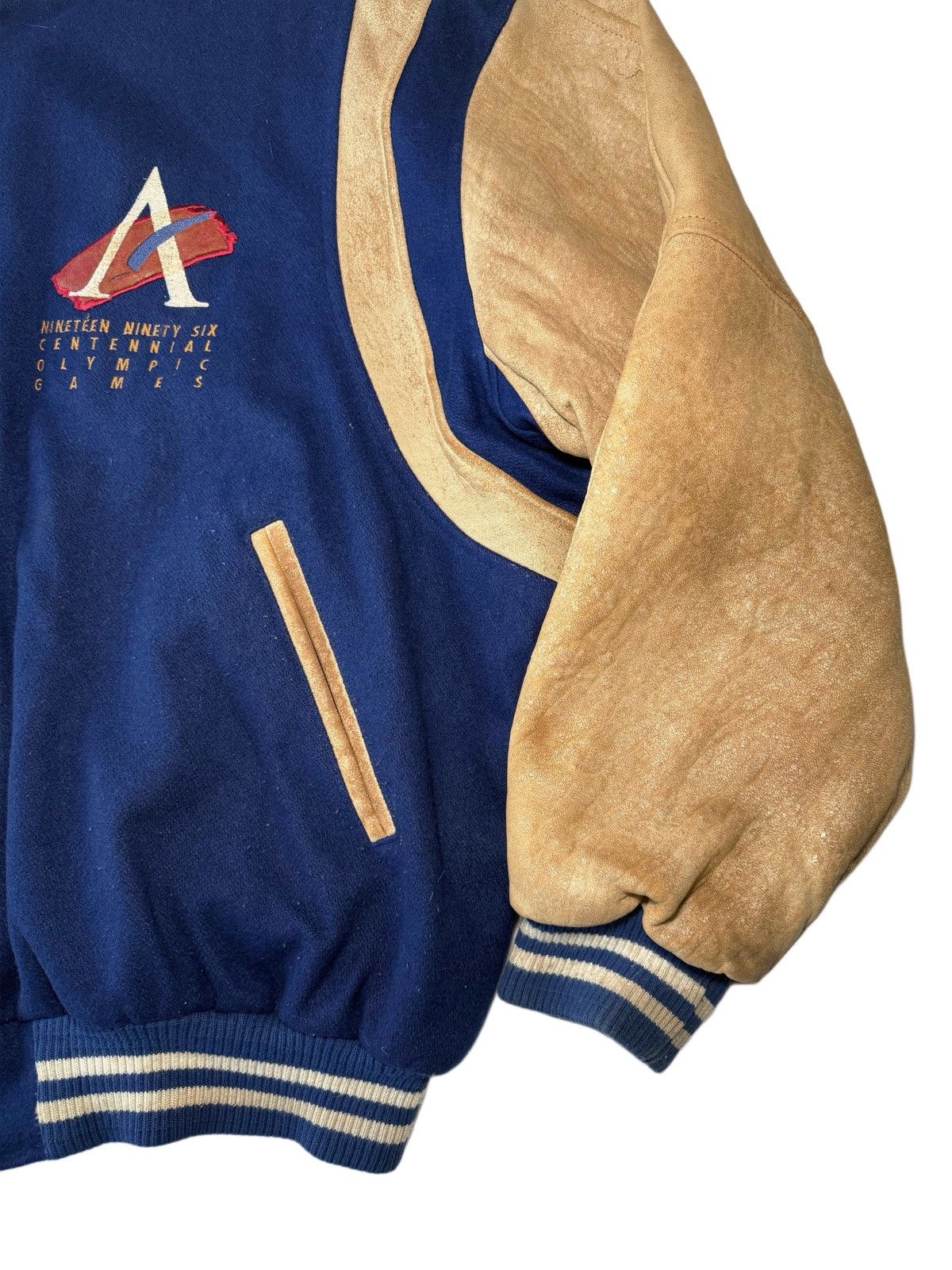 Other Vintage 1996 Olympic Games Varsity Jacket Size US L / EU 52-54 / 3 - 4 Thumbnail