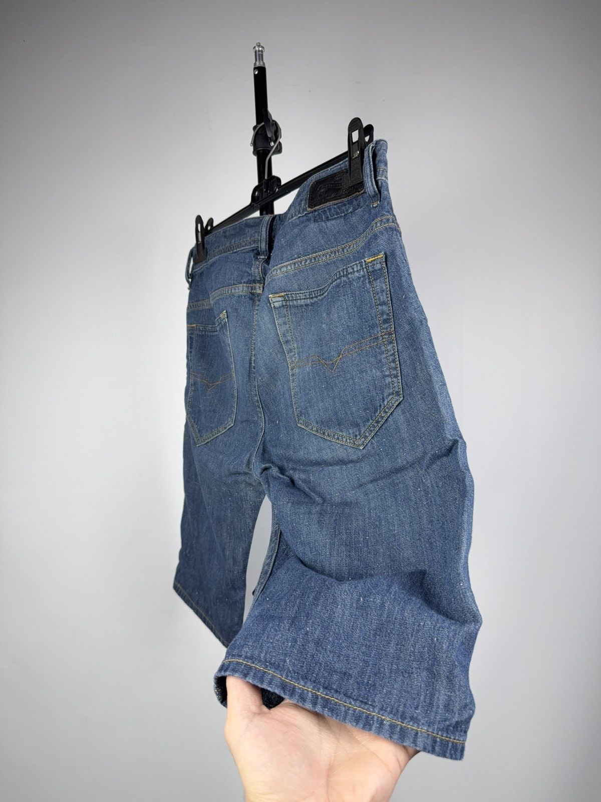 Diesel Diesel Vintage Denim Long Shorts Y2K Blue Jean 00s Italy Size US 30 / EU 46 - 7 Thumbnail