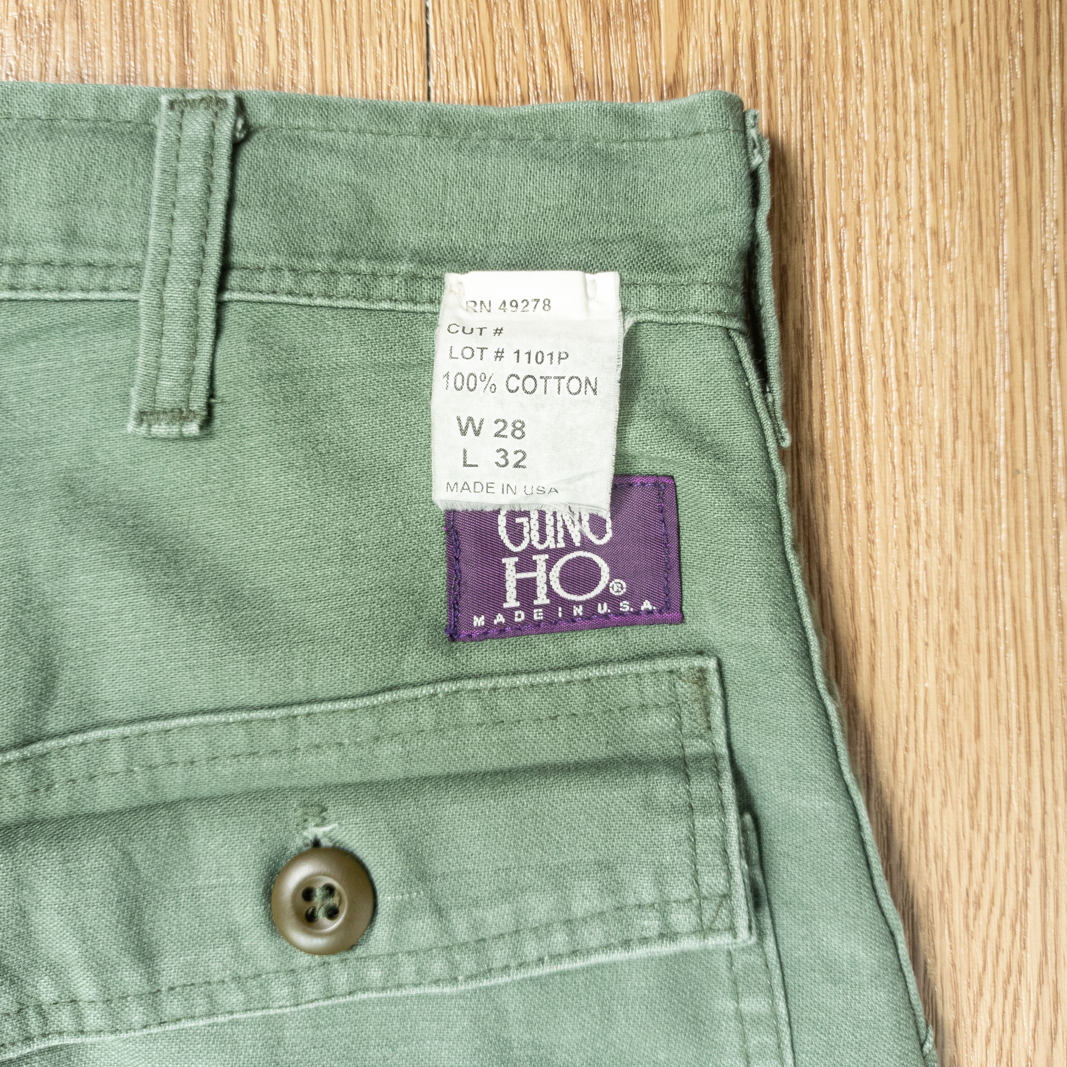 Other Vintage Gung Ho Fatigue Pants Size 28 Size US 28 / EU 44 - 4 Thumbnail
