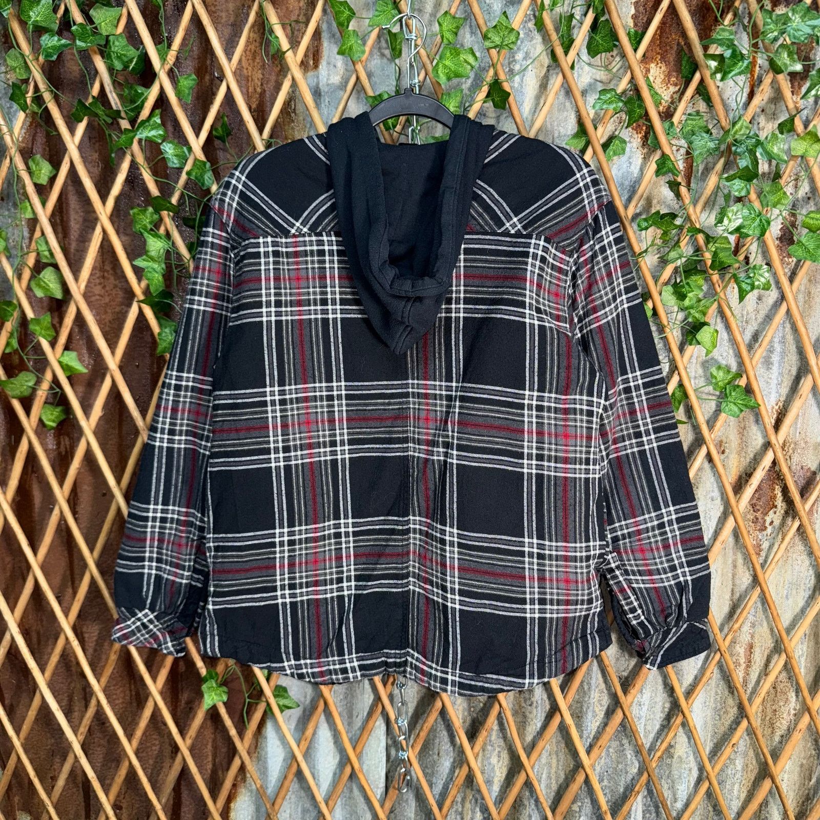 Dickies Vintage Y2K dickies essential 2000s workwear flannel hoodie Size US S / EU 44-46 / 1 - 2 Thumbnail