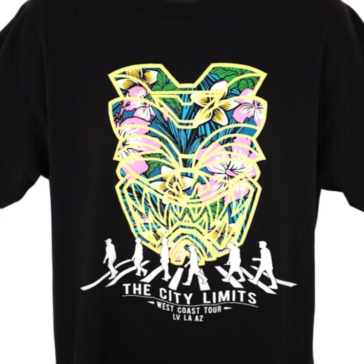Vintage Pineapple Clan Hawaii City Limits T Shirt Mens Large Black Cotton Crew Neck Short Sleeve Vintage 2000-2009 Logo Graphic Print Size US L / EU 52-54 / 3 - 2 Thumbnail