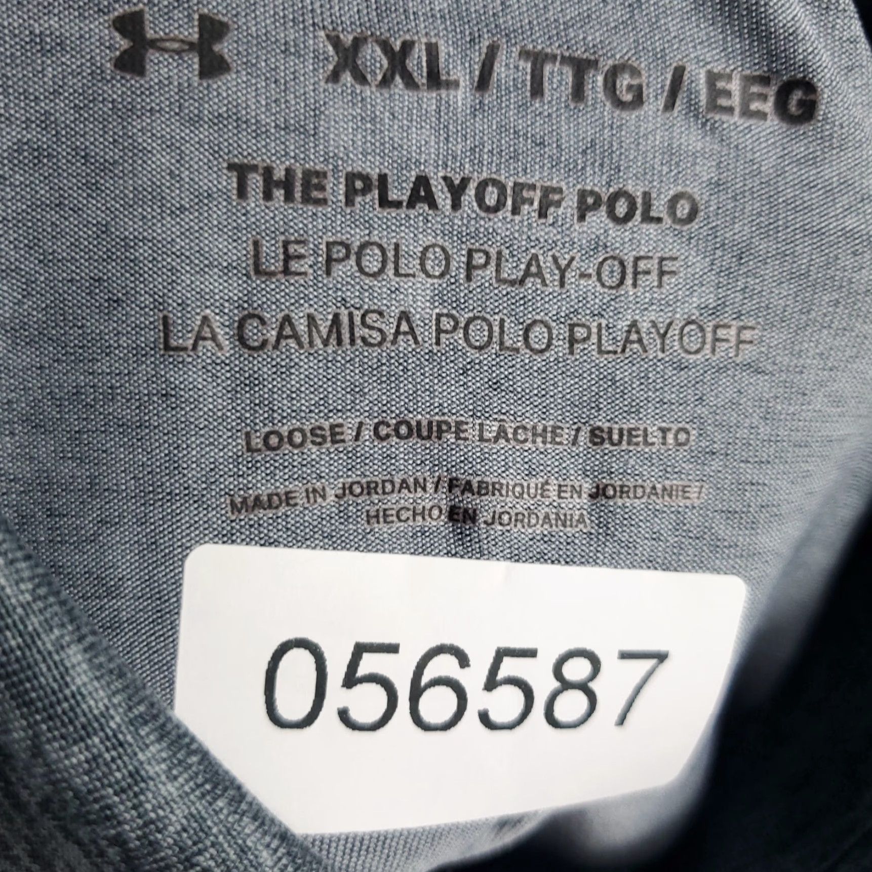 Under Armour Under Armour Polo Shirt Mens 3XL Gray Short Sleeve Golf Casual Size US XXL / EU 58 / 5 - 6 Thumbnail