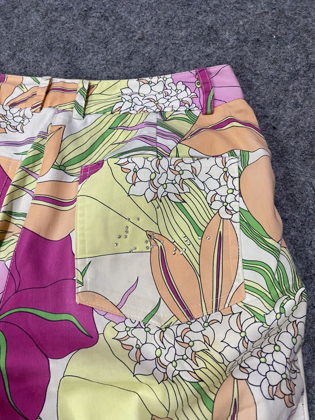Kenzo Vintage Kenzo Jungle Floral Sweatpants Size 26" / US 2 / IT 38 - 9 Thumbnail