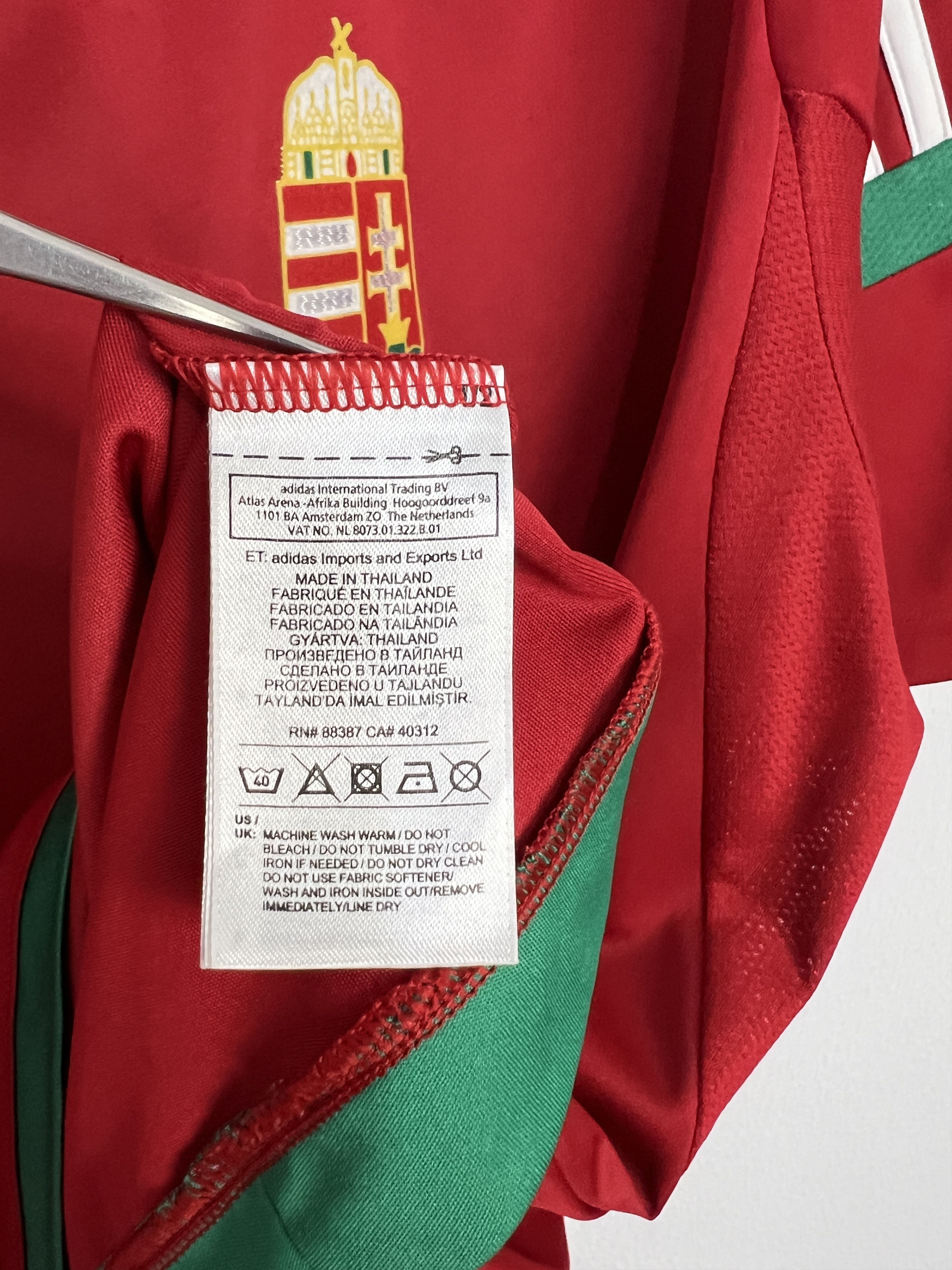 Adidas Hungary Home football shirt 2016 Soccer Adidas Jersey Size US XXL / EU 58 / 5 - 10 Thumbnail