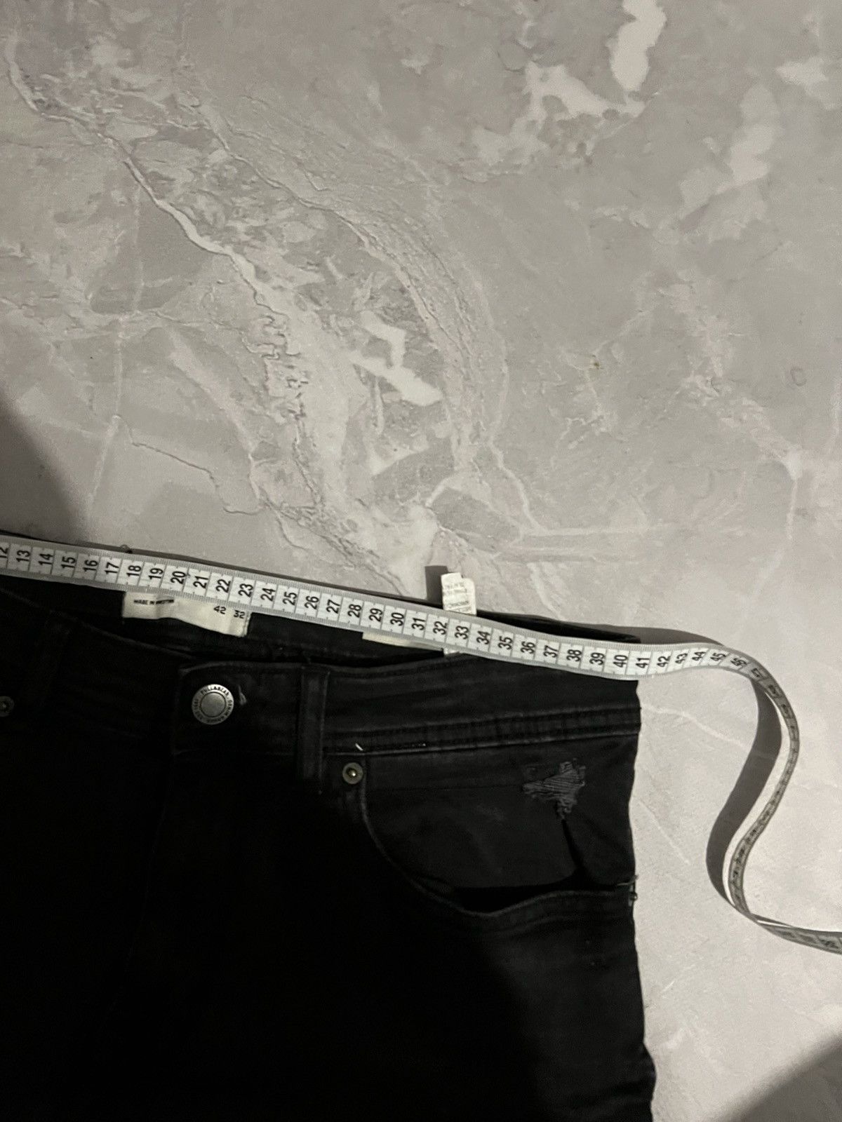 Vintage Underground Skinny Faded Jeans / Balenciaga Style Archive Size US 31 - 10 Thumbnail