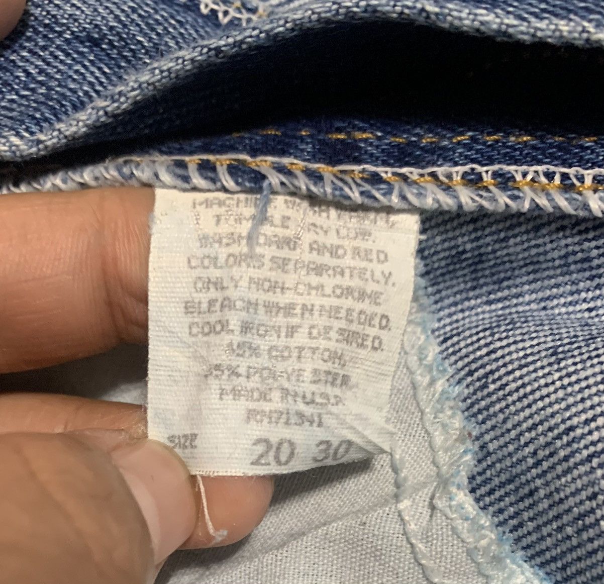 L.L. Bean Vintage 90s L.L Bean Tapered Jeans Oversize Size US 38 / EU 54 - 9 Thumbnail