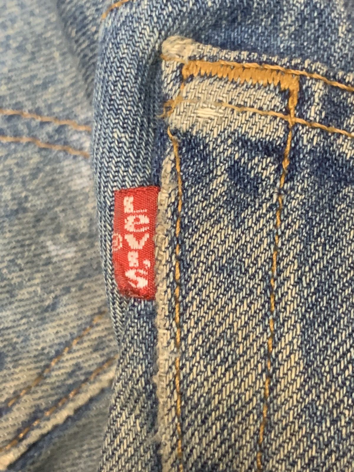 Levi's Vintage Clothing Rare Design Vintage Levi’s 501xx Distressed Denim Size US 32 / EU 48 - 5 Thumbnail