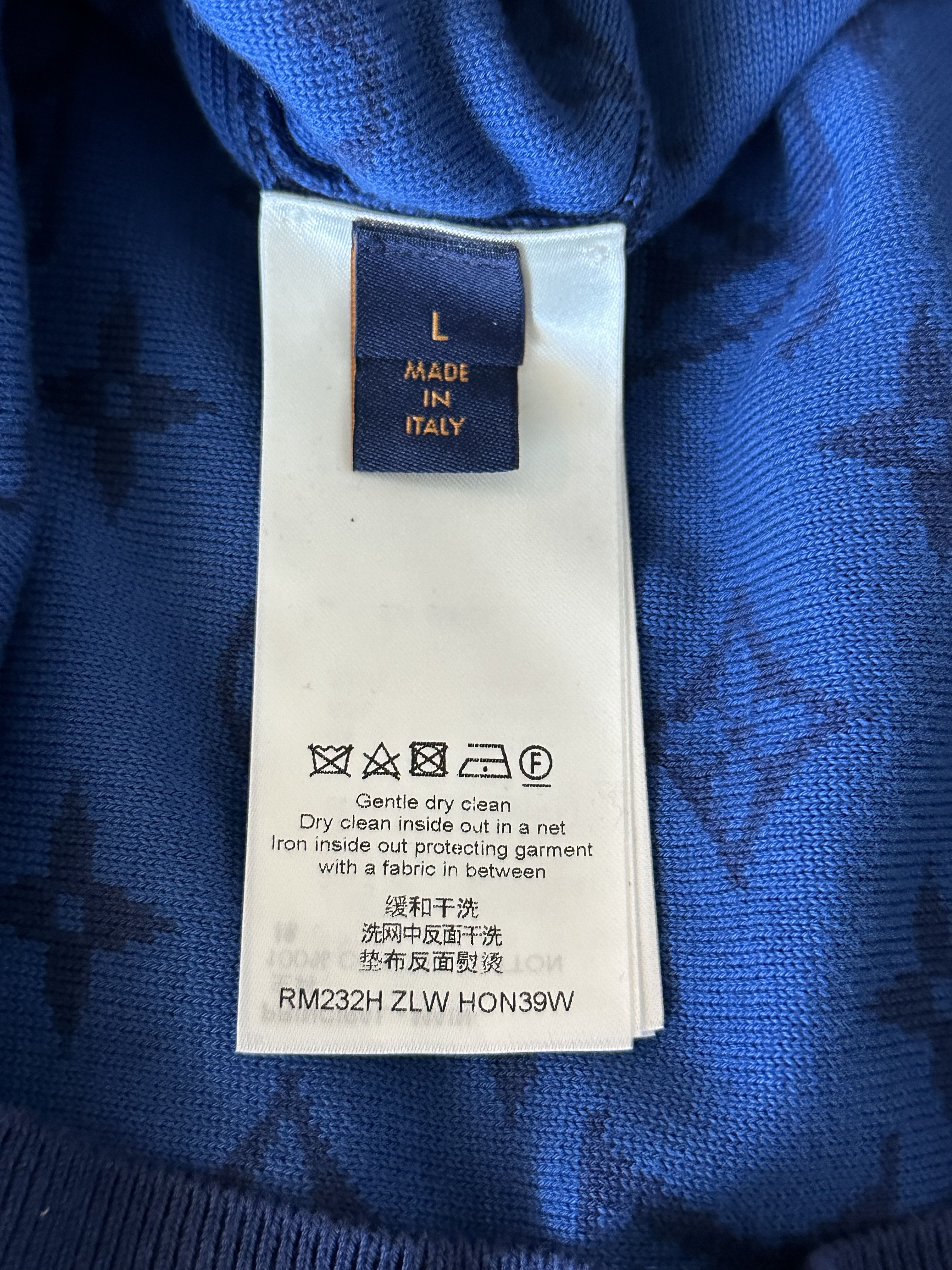 Louis Vuitton Louis Vuitton Yayoi Kusama Blue Monogram Cardigan Size US L / EU 52-54 / 3 - 4 Thumbnail