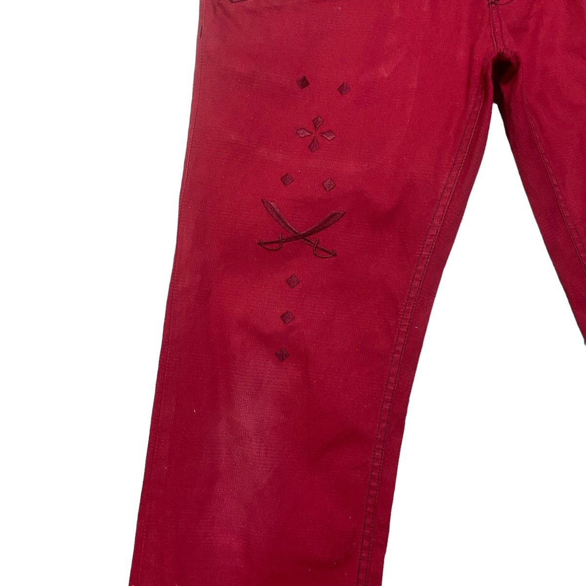 Le Grande Bleu (L.G.B.) RUPERT EDGE Tribal Skull Embroidery Jeans Size US 31 - 6 Thumbnail