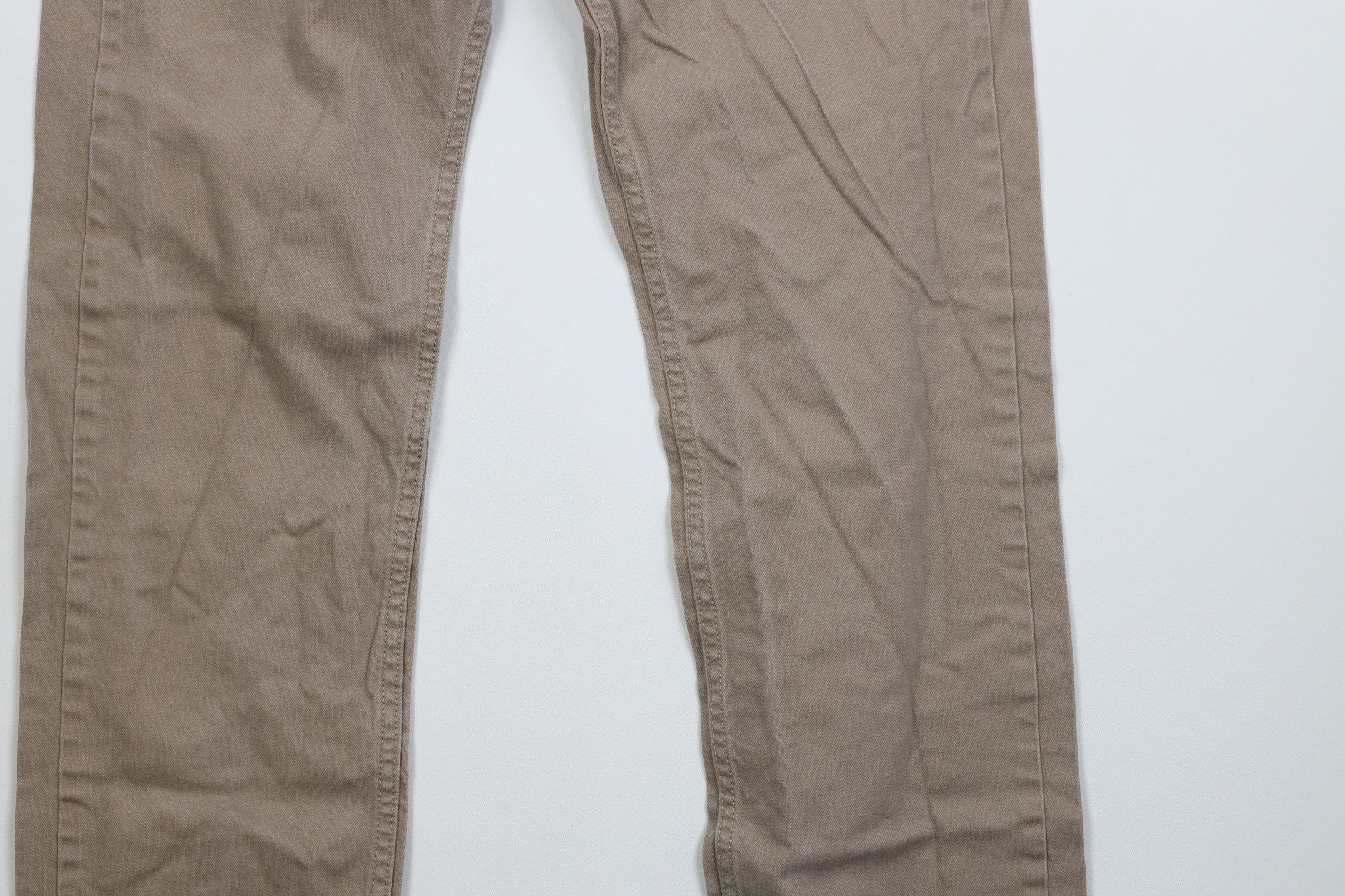 Levi's Vintage Y2K Levis 505 Regular Straight Leg Denim Jeans Beige Size US 30 / EU 46 - 4 Thumbnail