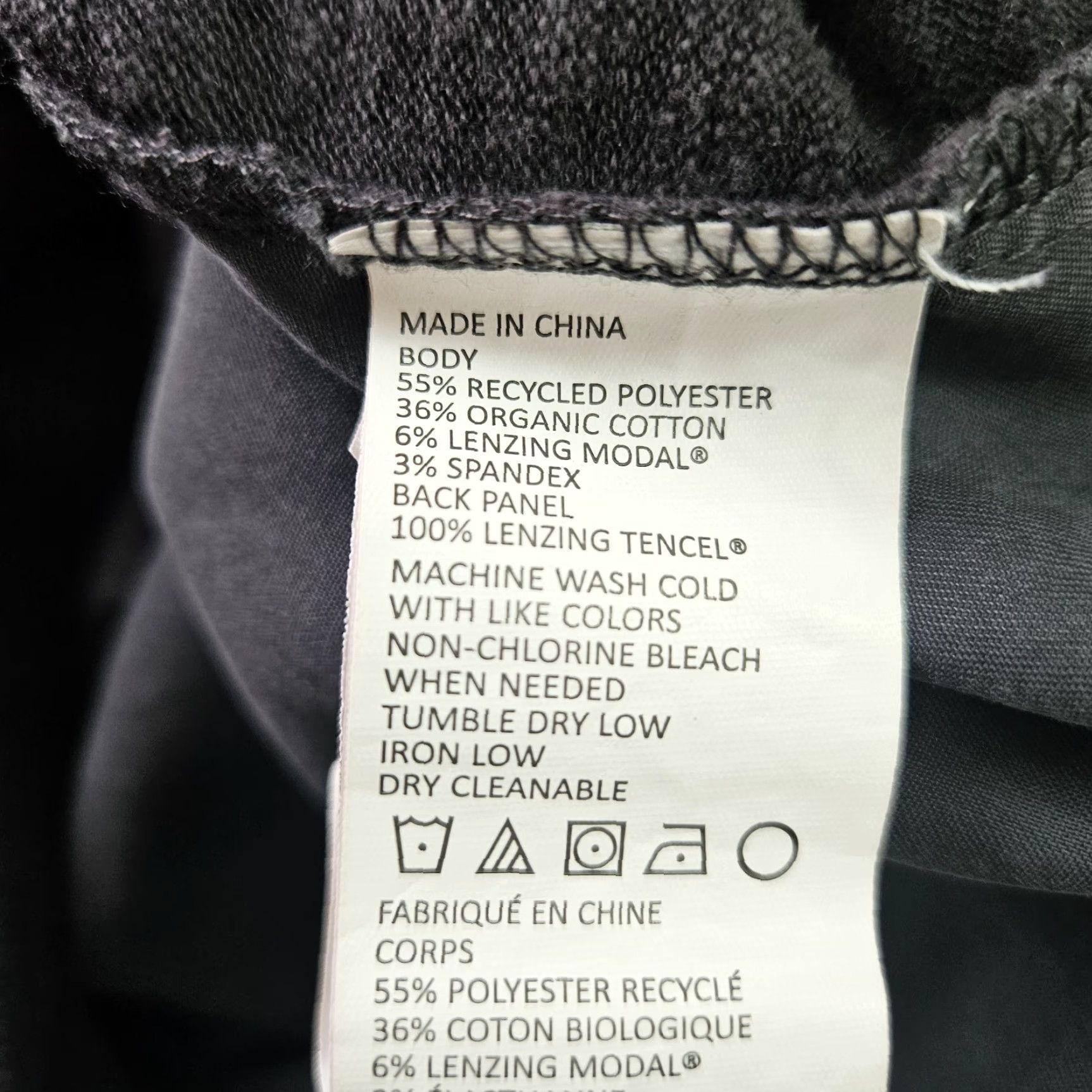 Prana Prana Womens Henley Dress XL Charcoal Gray 3/4 Sleeve Size XL / US 12-14 / IT 48-50 - 4 Thumbnail