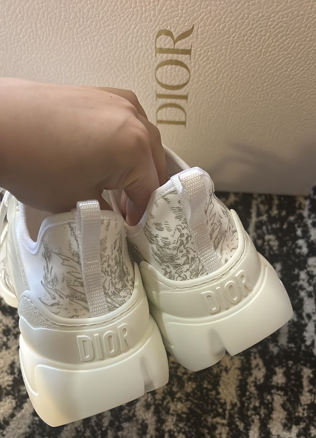 Dior Christian Dior D-Connect Sneaker Technical Fabric Printed Size US 10 / IT 40 - 4 Thumbnail