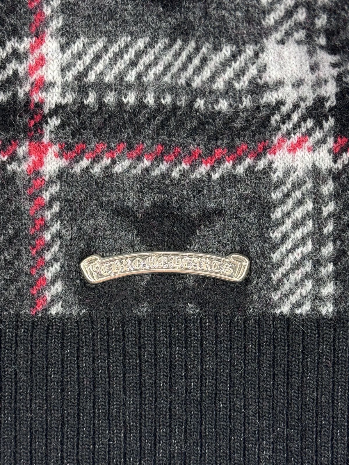 Chrome Hearts SILVER BUTTON DOWN WOOL AND CASHMERE CARDIGAN Size US S / EU 44-46 / 1 - 3 Thumbnail