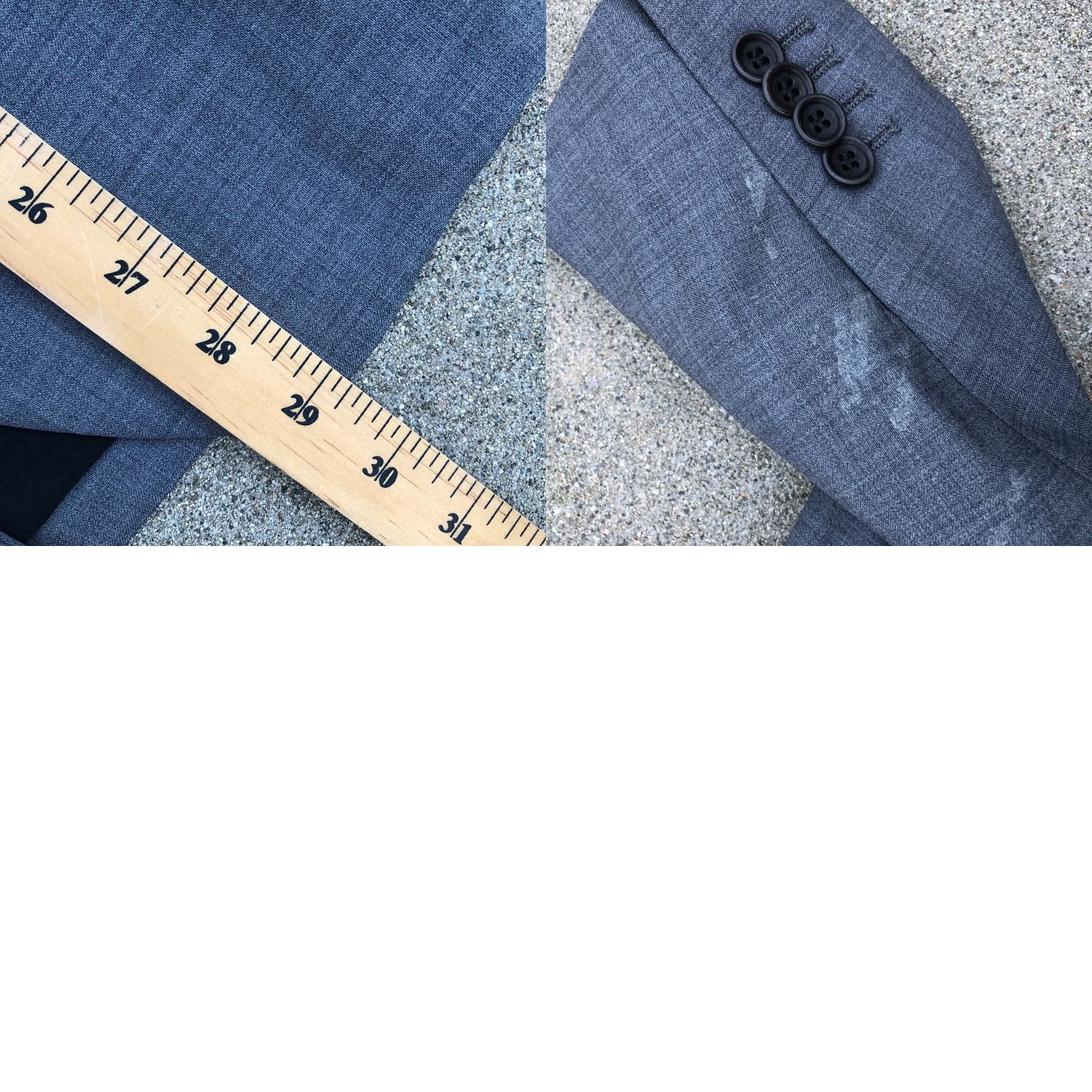 Theory THEORY Wool Blazer Jacket Coat Women's 2XL Grey Long Sleeve Button Blazer Pant Suit Adults Womens Size XXL / US 16-18 / IT 52-54 - 8 Thumbnail