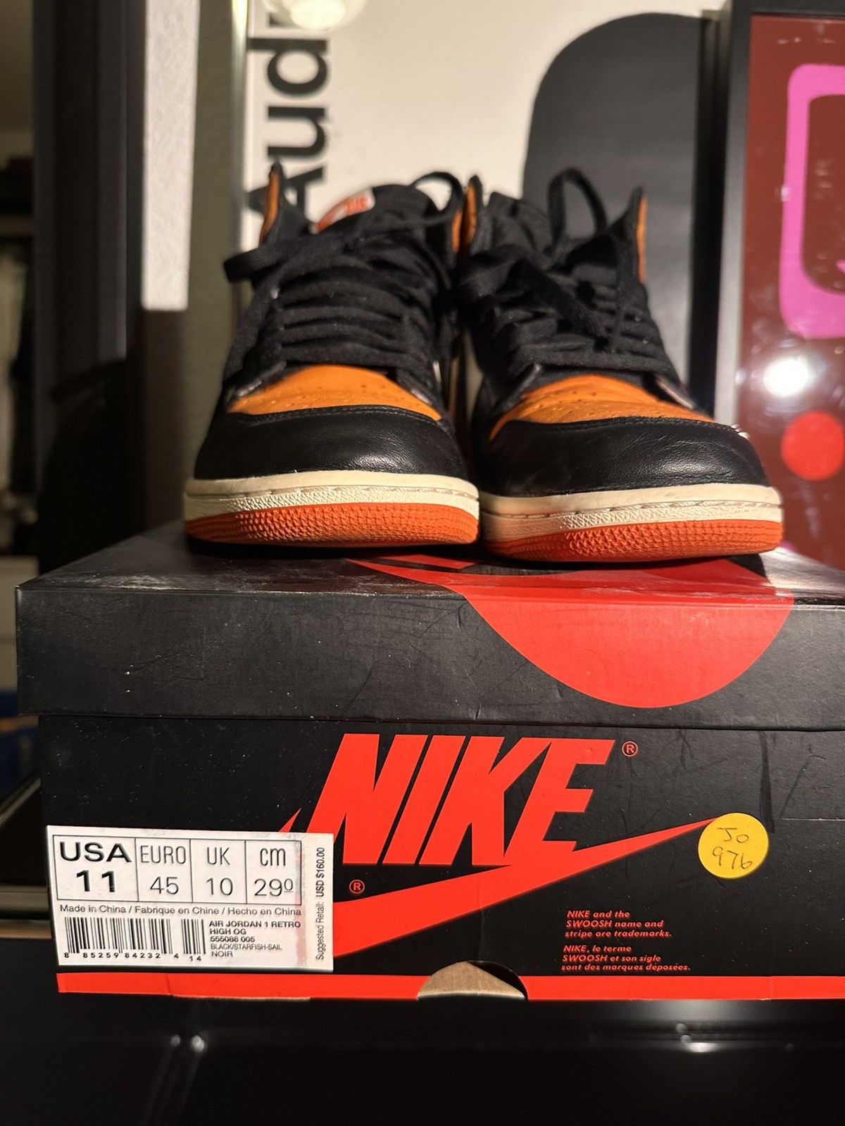 Jordan Brand Air Jordan 1 Shattered Backboard OG 1.0 Size US 11 / EU 44 - 4 Thumbnail