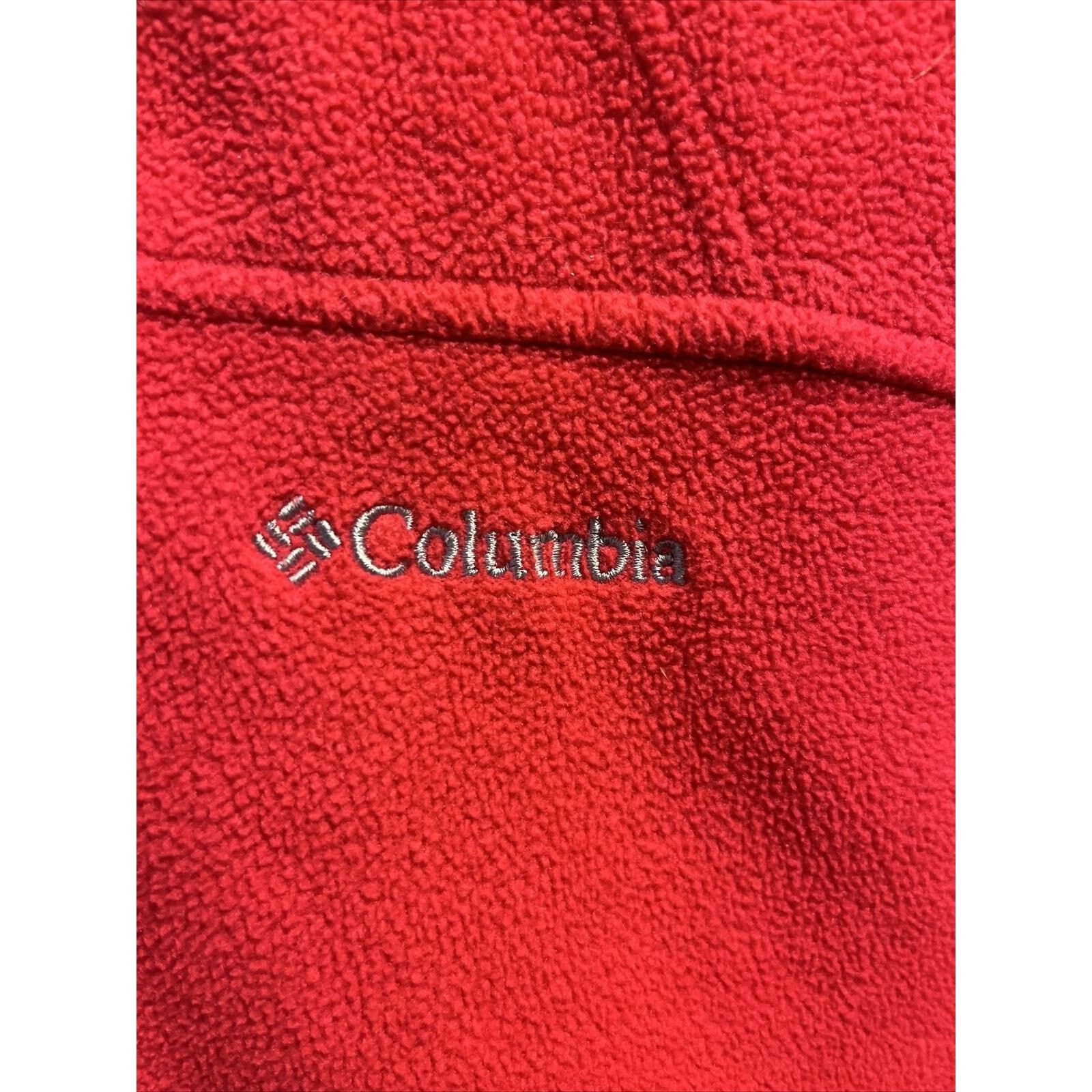 Columbia Columbia Women’s 2X Red LS Zip Fleece Windbreaker Jacket Size XXL / US 16-18 / IT 52-54 - 7 Thumbnail