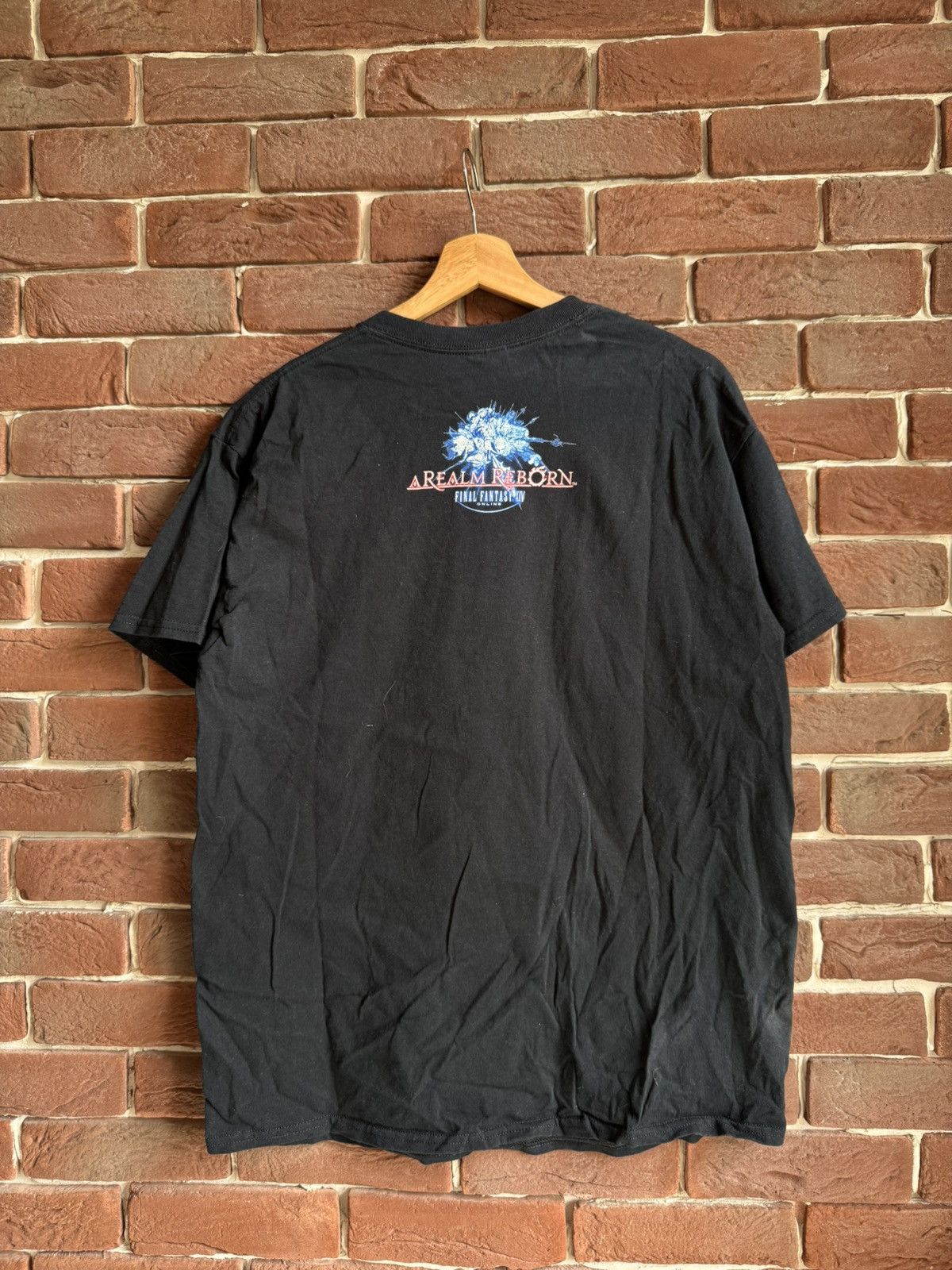 Japanese Brand FINAL FANTASY XIV T SHIRT A REALM REBORN PROMO ONLINE GAMING Size US L / EU 52-54 / 3 - 2 Thumbnail