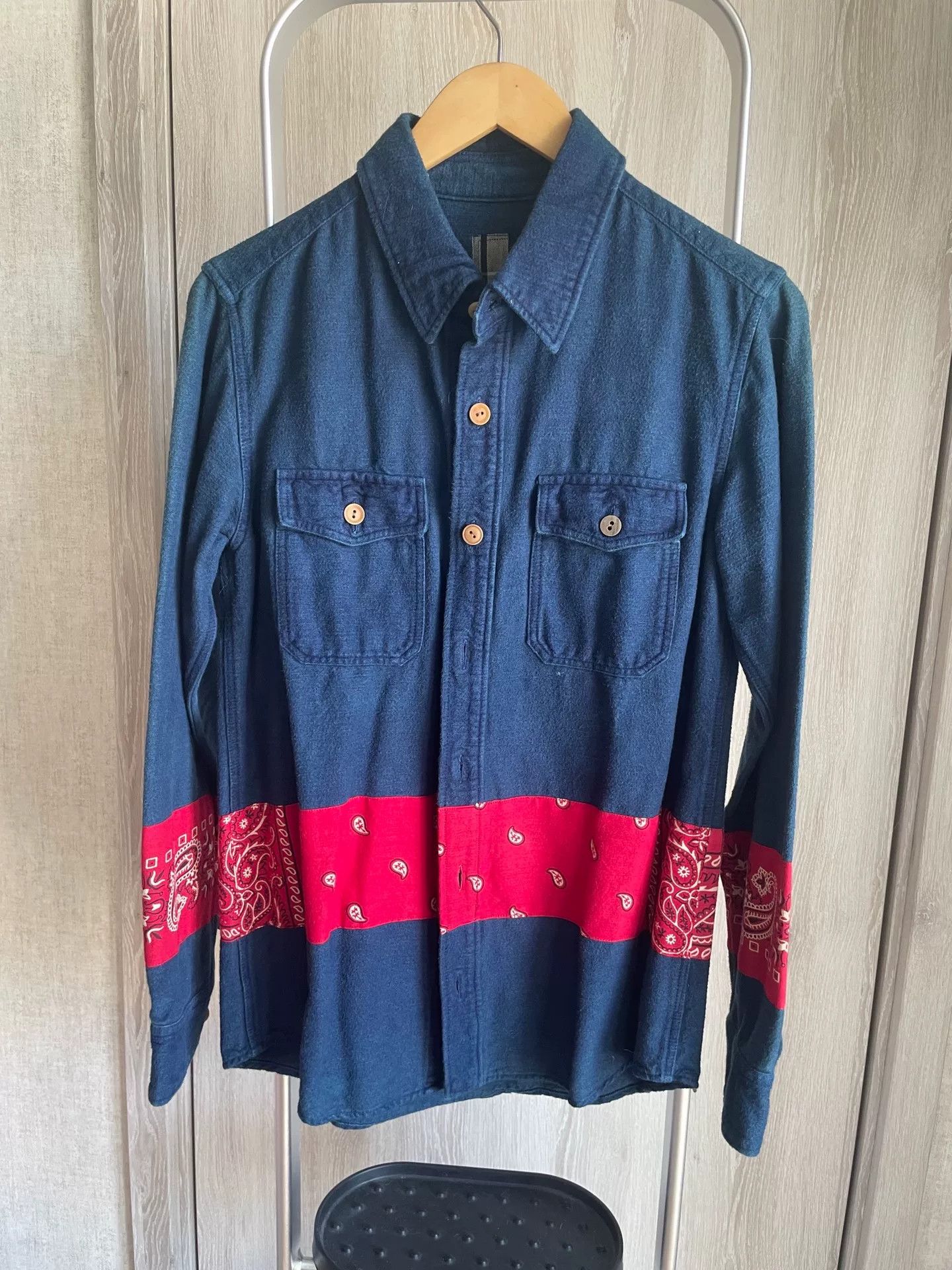 Visvim visvim Paisley Flannel Long-Sleeve Shirt Size US S / EU 44-46 / 1 - 1 Thumbnail