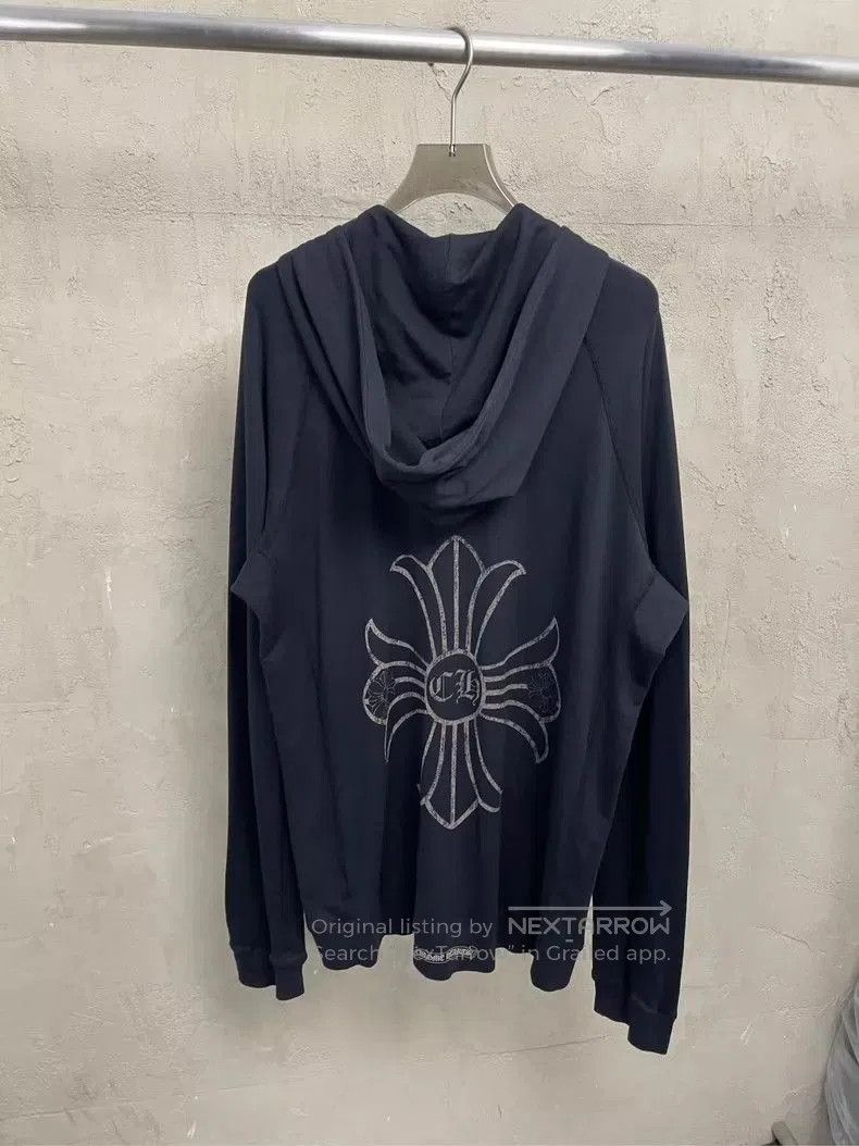 Chrome Hearts Vintage Chrome Hearts Black Zip-Up Hoodie. Size US L / EU 52-54 / 3 - 3 Thumbnail