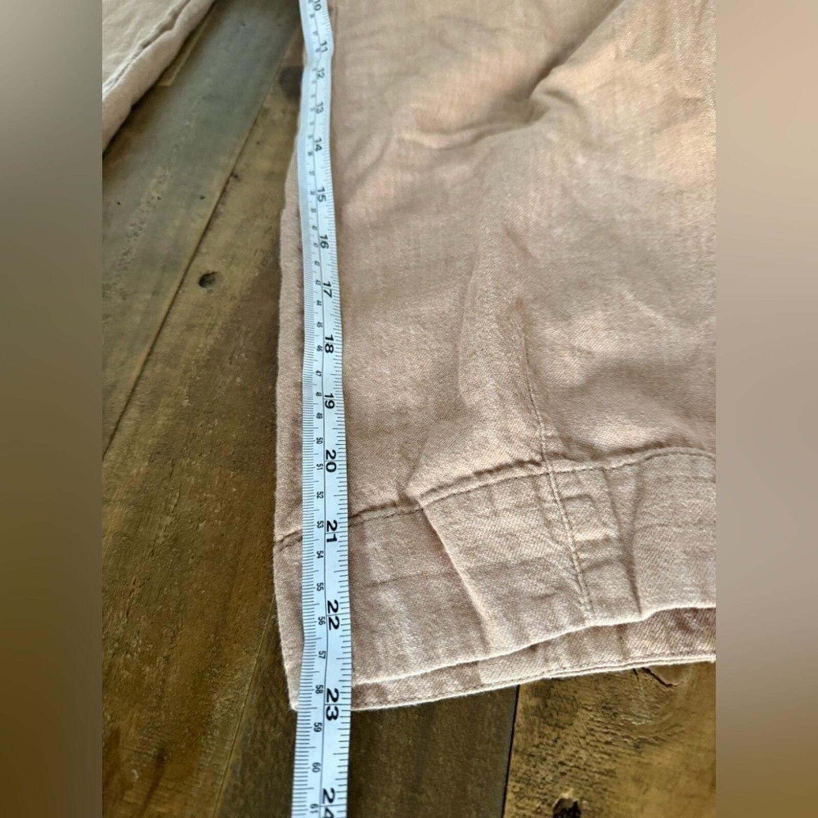 Free People Free People $168 Desert Heat Pants Dune XS Linen Blend Size 26" / US 2 / IT 38 - 10 Thumbnail