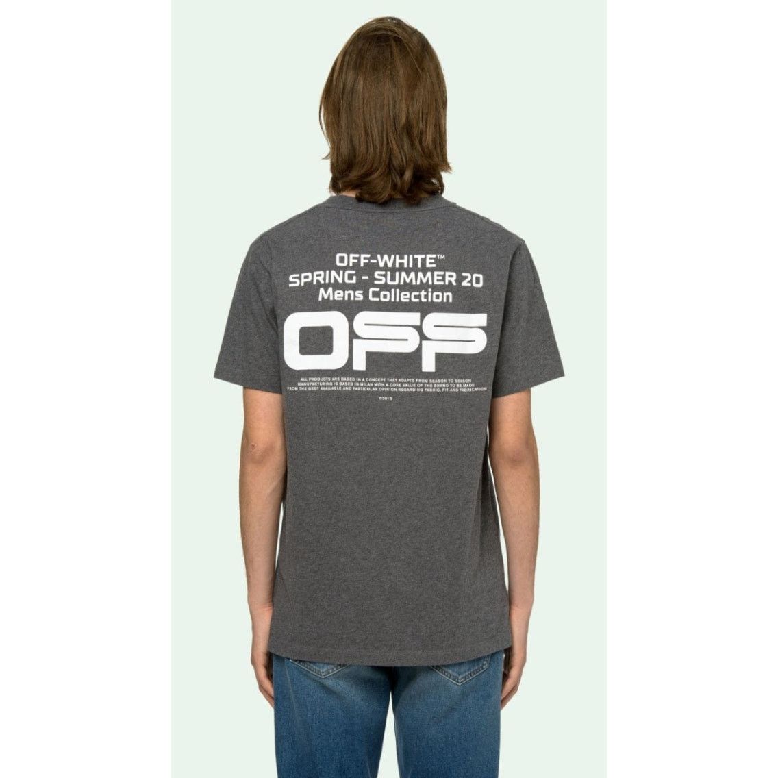 Off-White OFF-WHITE - Grey Wavy Line S/S T-Shirt / XXS Size US XXS / EU 40 - 7 Thumbnail