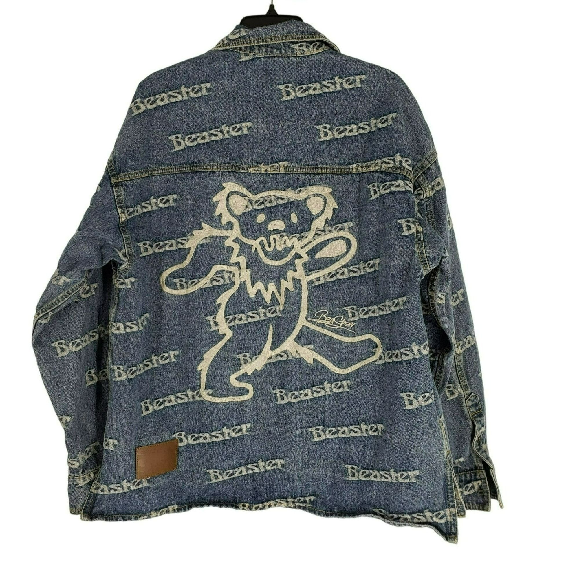 Grateful Dead Beaster x Grateful Dead Dancing Bear Denim Trucker Jean Jack Size US S / EU 44-46 / 1 - 1 Thumbnail